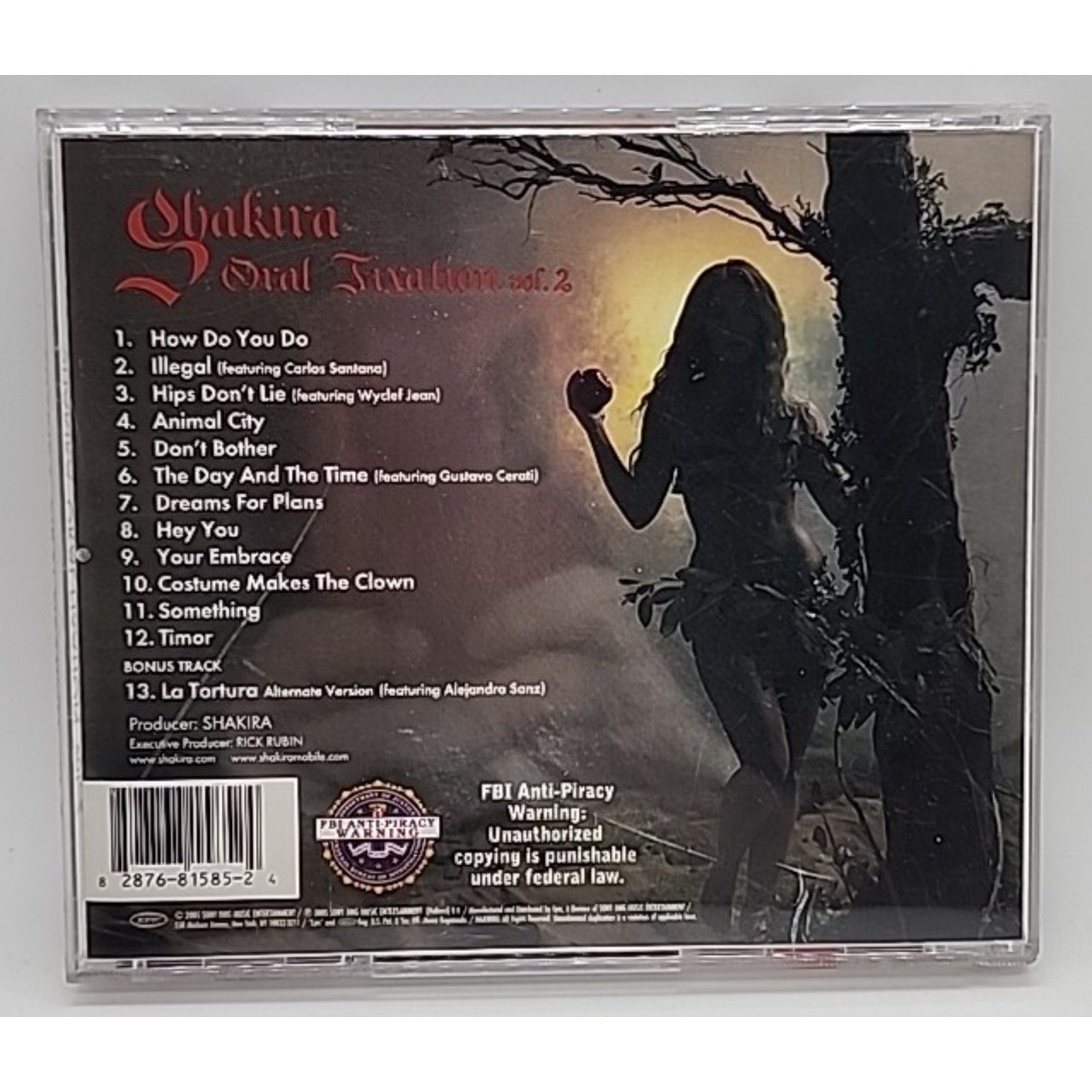 Oral Fixation 2 by Shakira (CD, 2006)