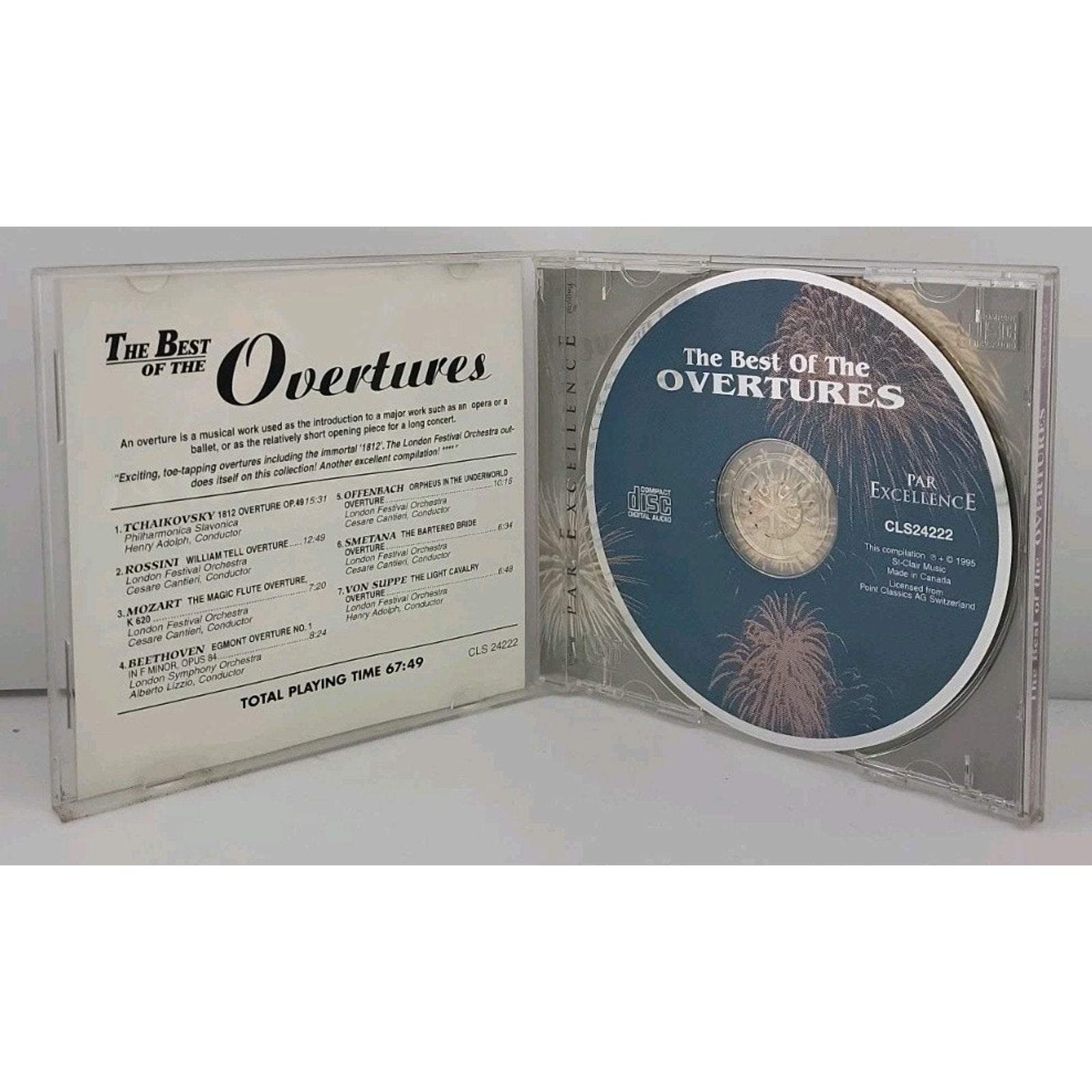 The Best Of The Overtures - Music CD - 1995 - Digital Recordings - Music CD