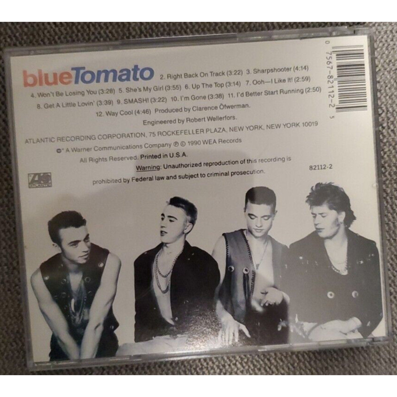 Blue Tomato * by The Creeps (Sweden) (CD, Jun-1990, Atlantic (Label))