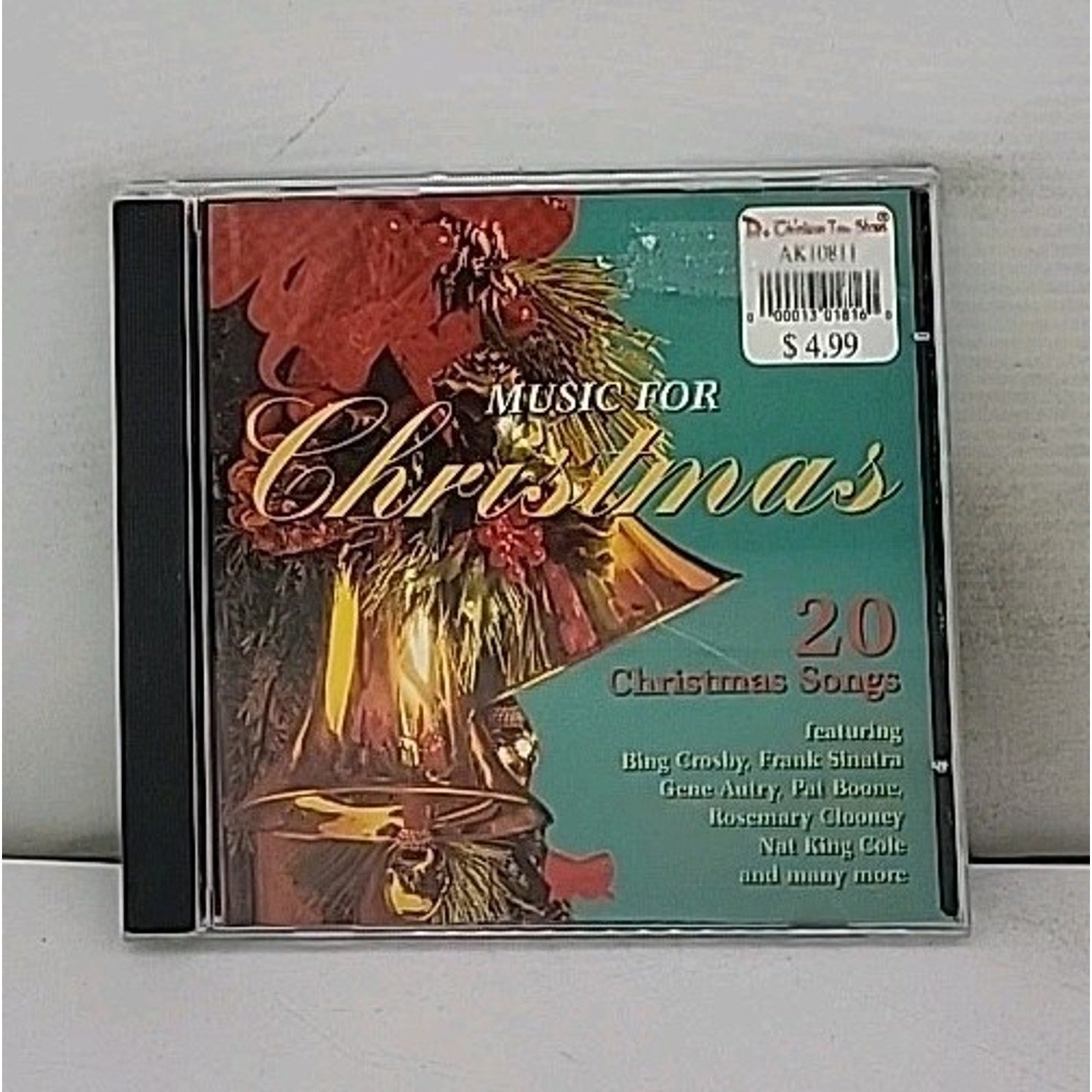 United Audio Music For Christmas 20 Songs Compilation CD Bing Crosby Sinatra