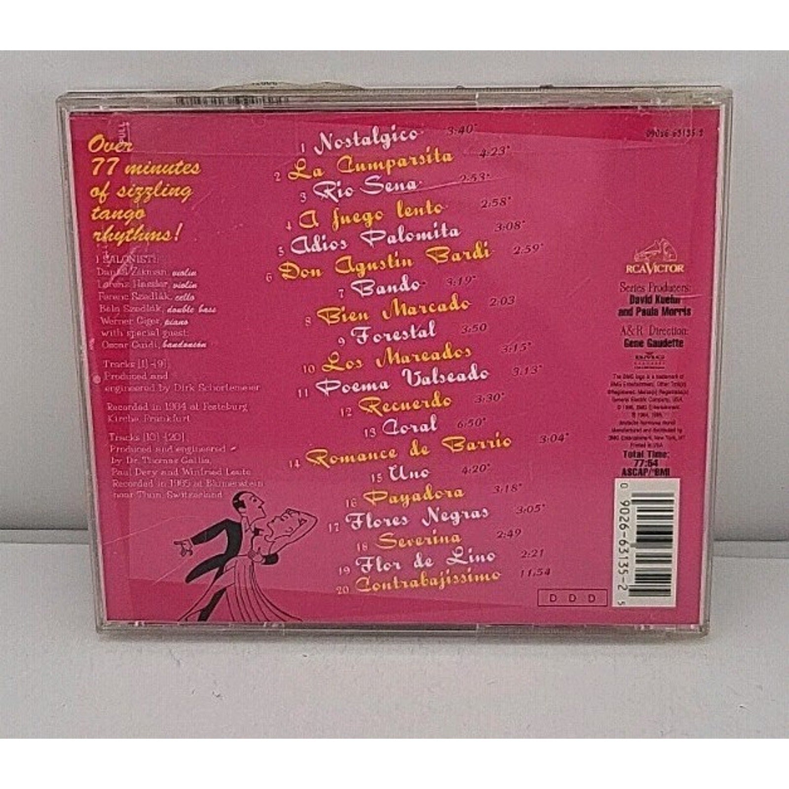 Fabulous Tango Collection by Various (CD, 1998)