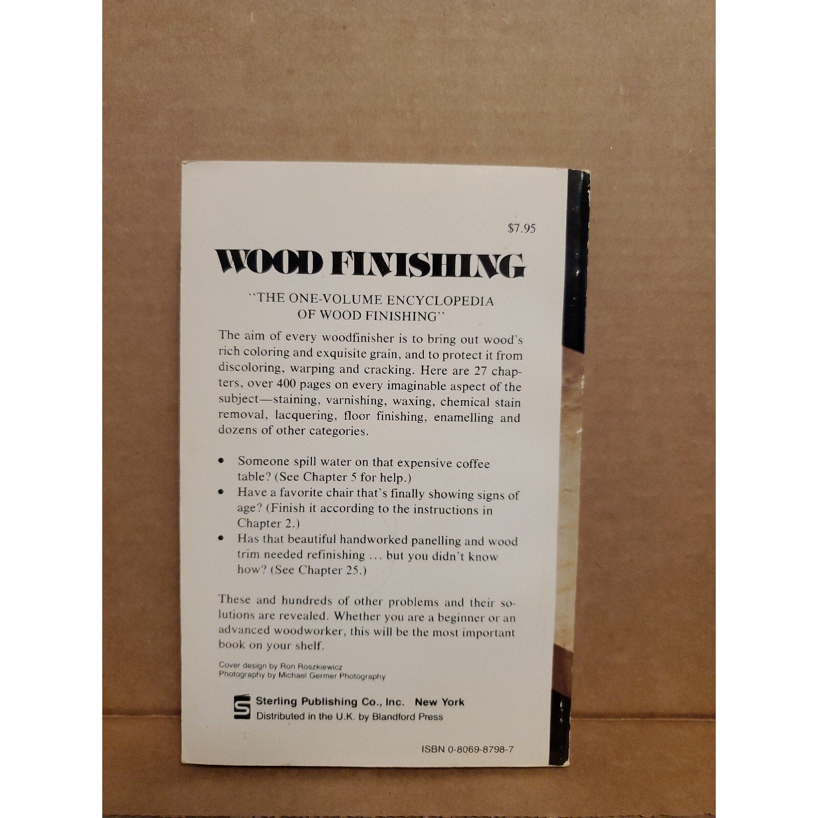 Wood Finishing by F. N. Vanderwalker (1983, Trade Paperback Book)