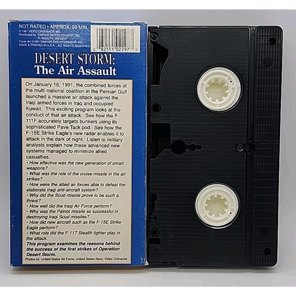 Desert Storm - The Air Assault (VHS, 1991)