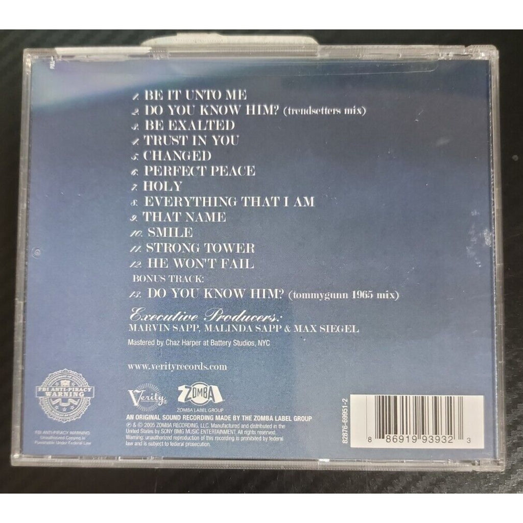 Marvin Sapp : Be Exalted CD