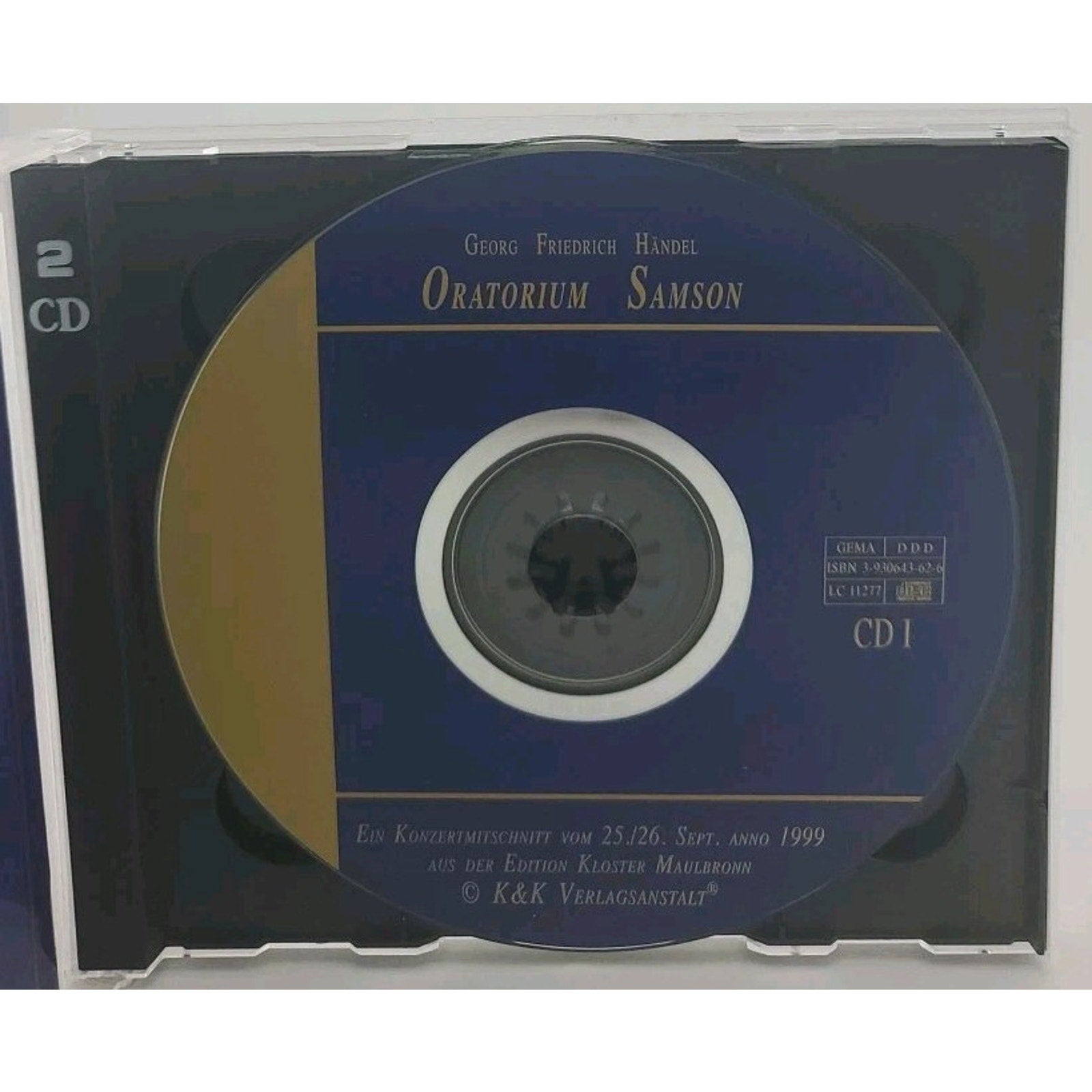 K&K Verlagsanstalt - Georg F. Händel - Samson CD