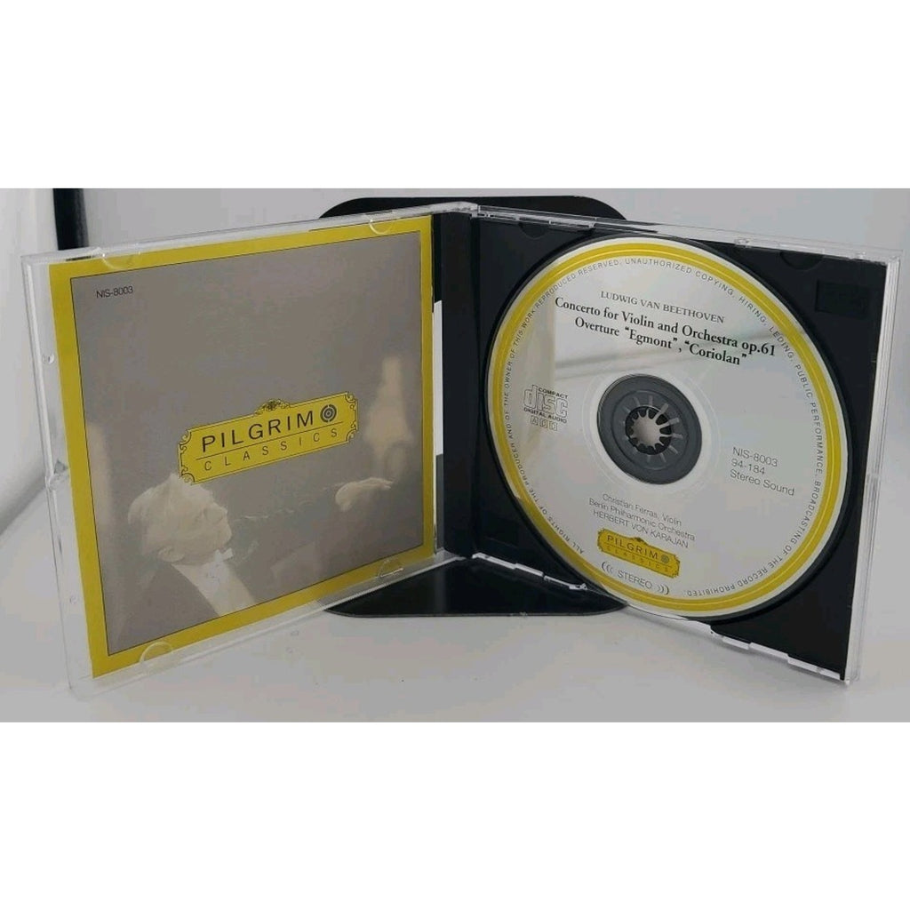 Concerto For Violin Ans Orchestra OP.61 Overture "Egmont" "Coriolan" CD