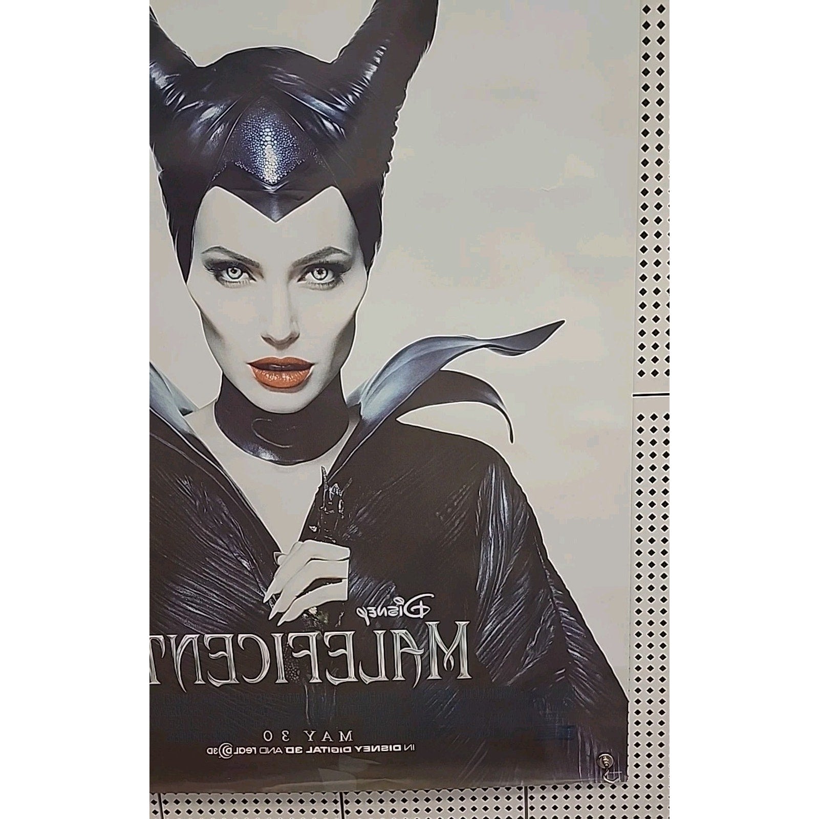 Disneys "Maleficent" Original Movie Poster 27x40in (2014) Double Sided Jolie