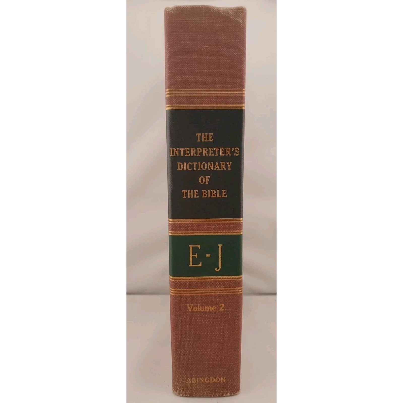 The Interpreter's Dictionary Of The Bible Volume 2 E-J 1962 Abingdon