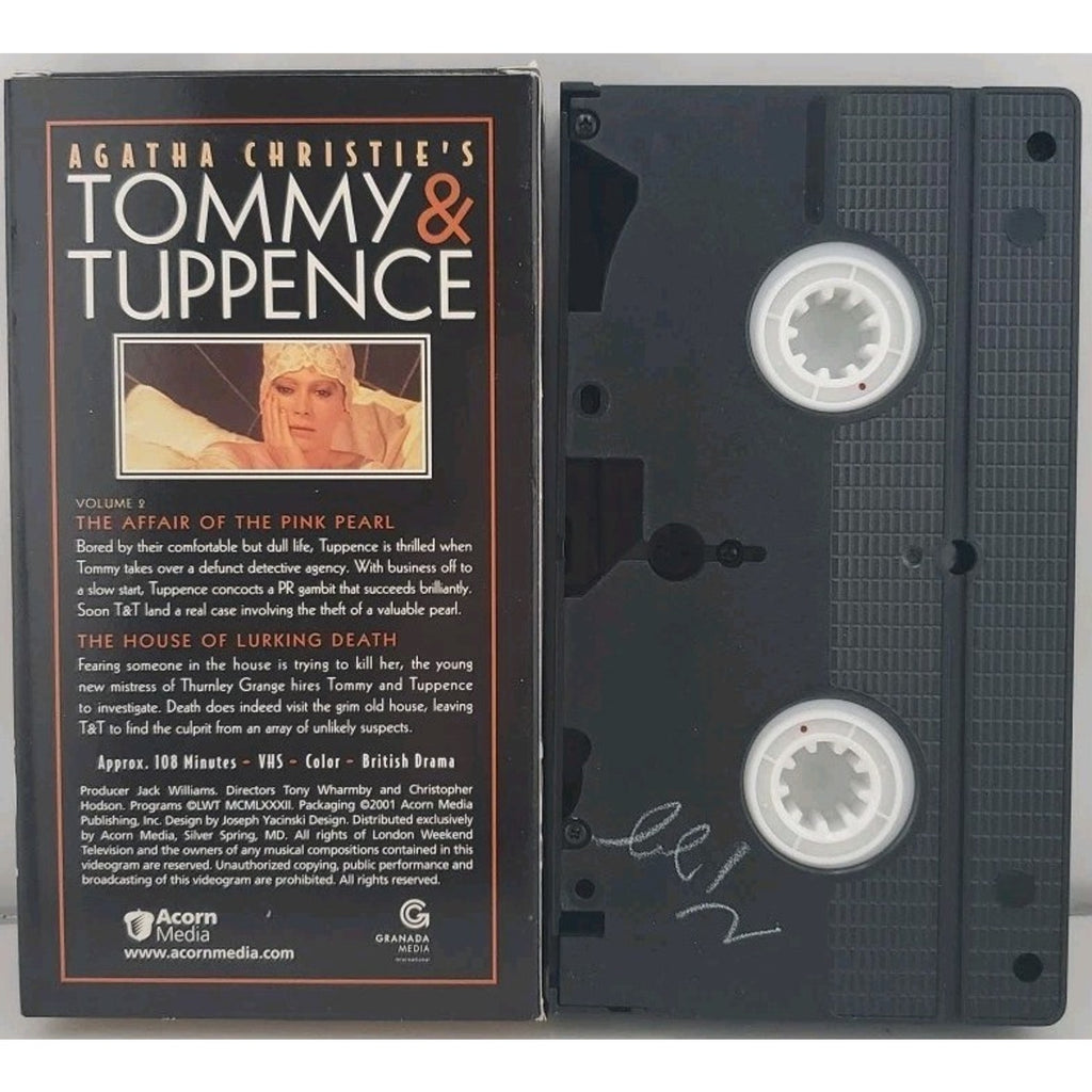 Agatha Christie's Tommy & Tuppence: Partners in Crime - Set 1 (VHS, 2001, 3-Tape
