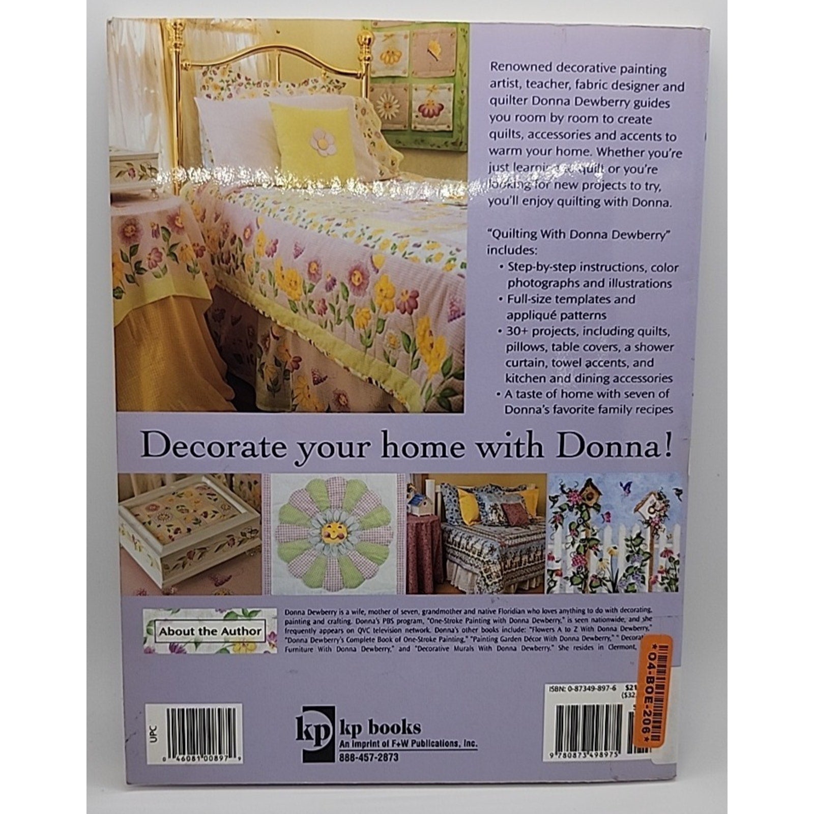 Quilting with Donna Dewberry by Donna Dewberry (2005, Trade Paperback)