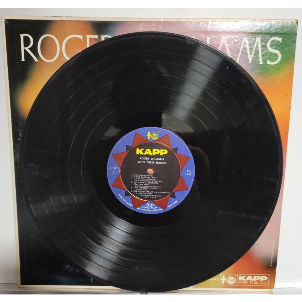 Roger Williams ‎– With These Hands (Vinyl)