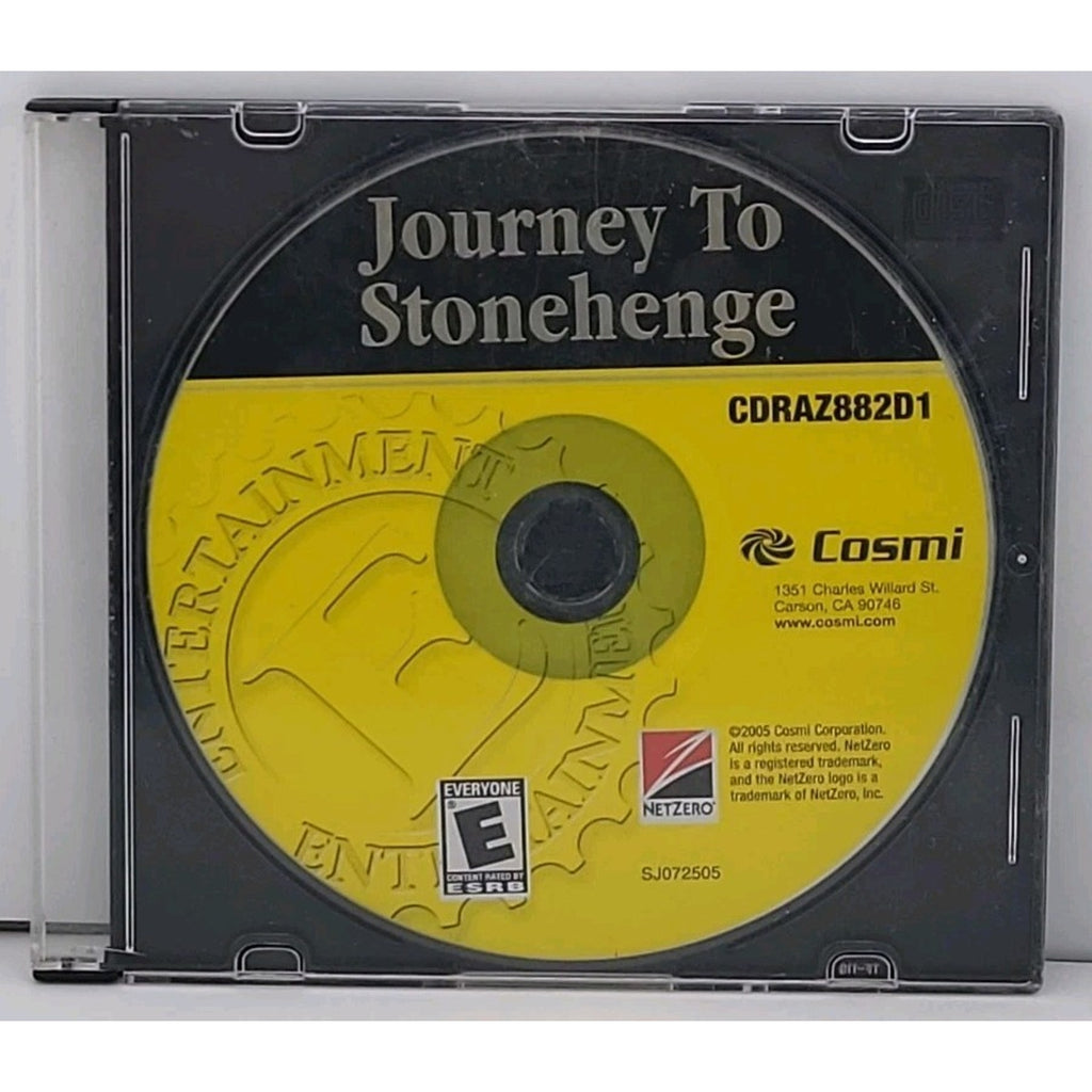 Journey To Stonehenge Cosmi Entertainment (PC CD-ROM Game 2003) *Disc Only*