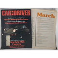 Car And Driver Magazine - March 1975 - Volume 20 Number 9