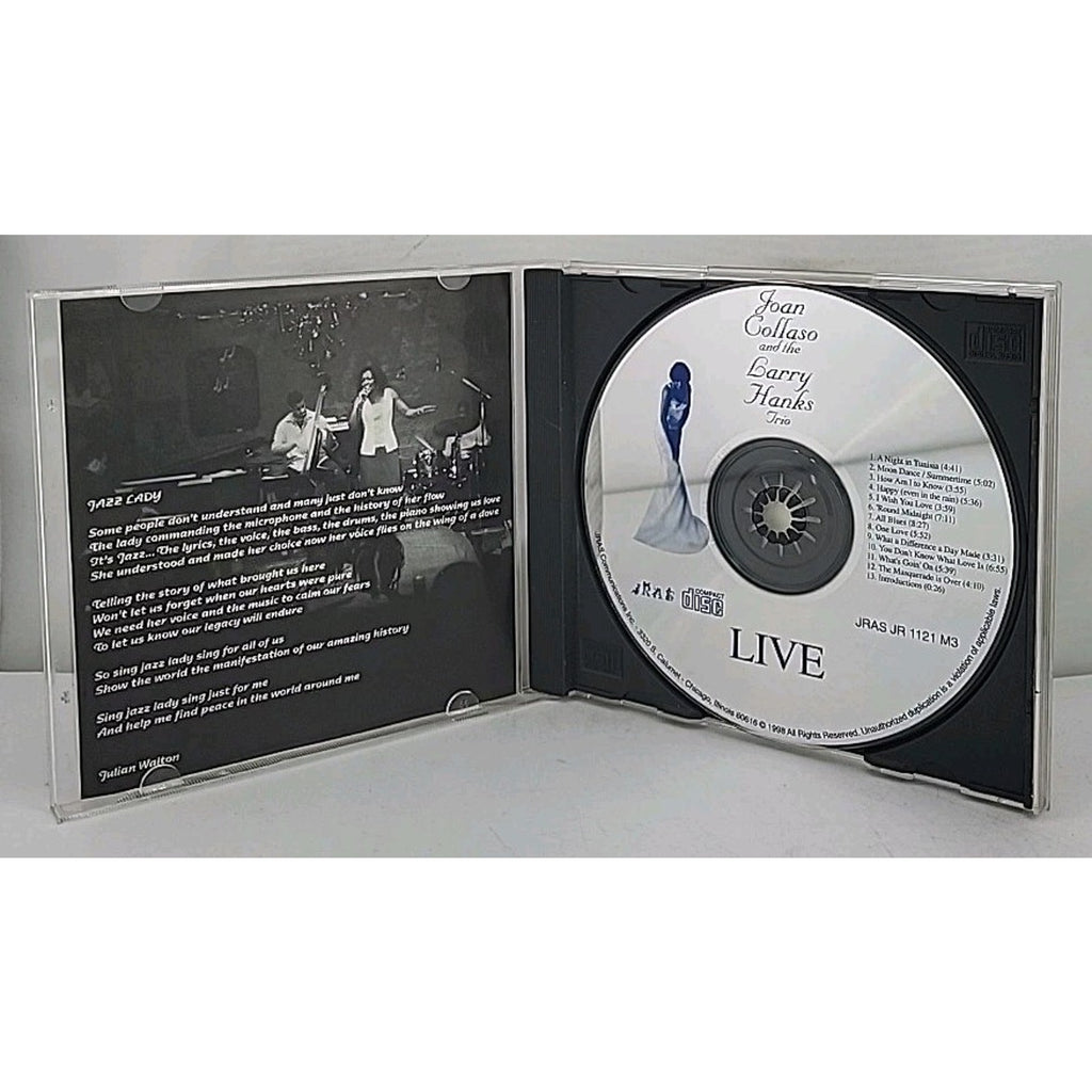Joan Collaso And The Larry Hanks Trio "One Love" CD