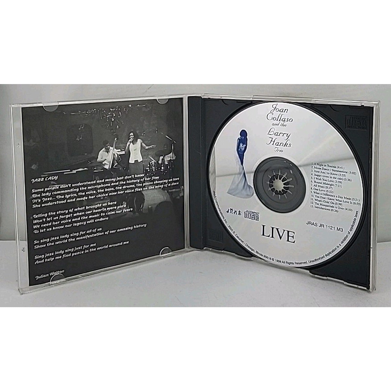Joan Collaso And The Larry Hanks Trio "One Love" CD