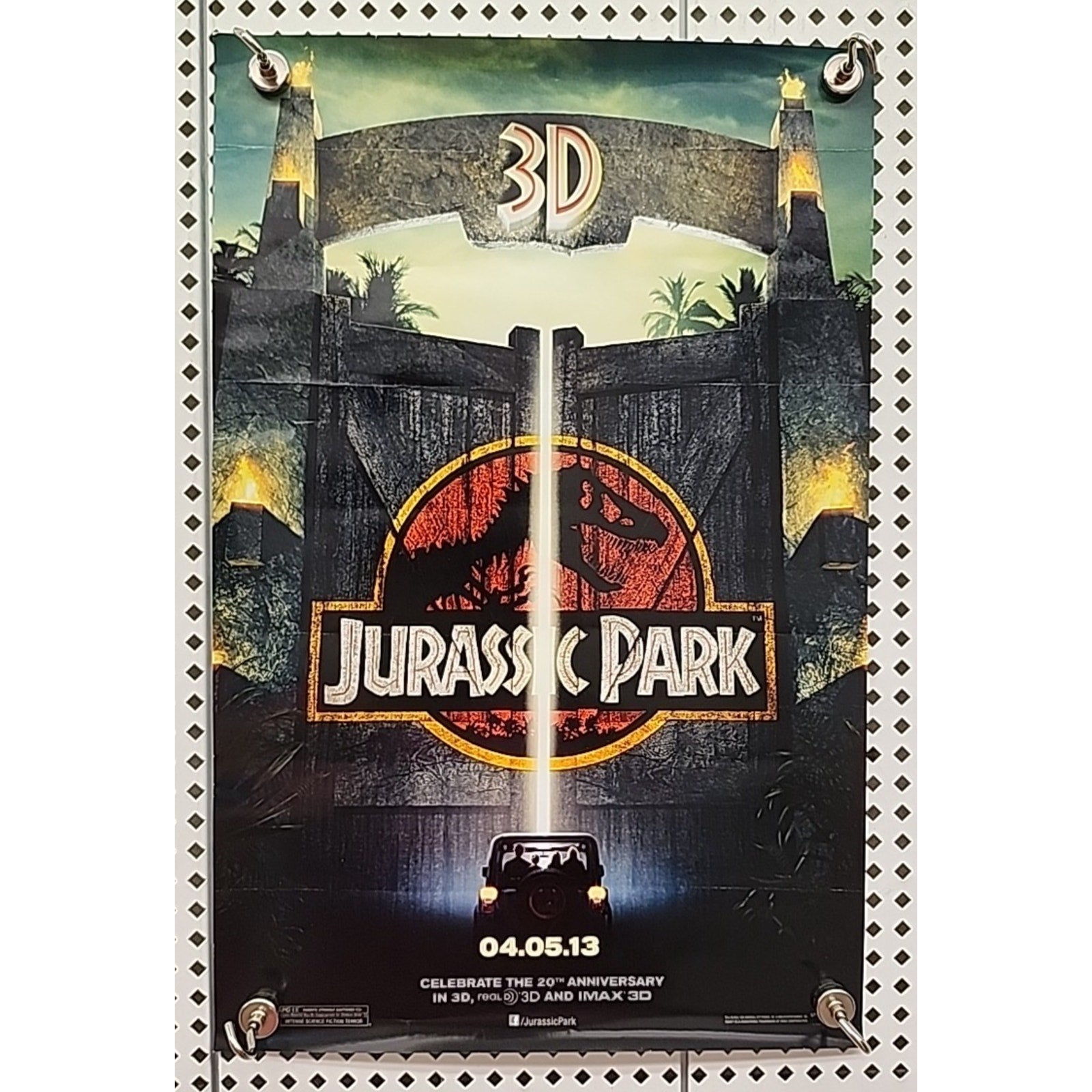 Jurassic Park Movie Poster 2013 11x17
