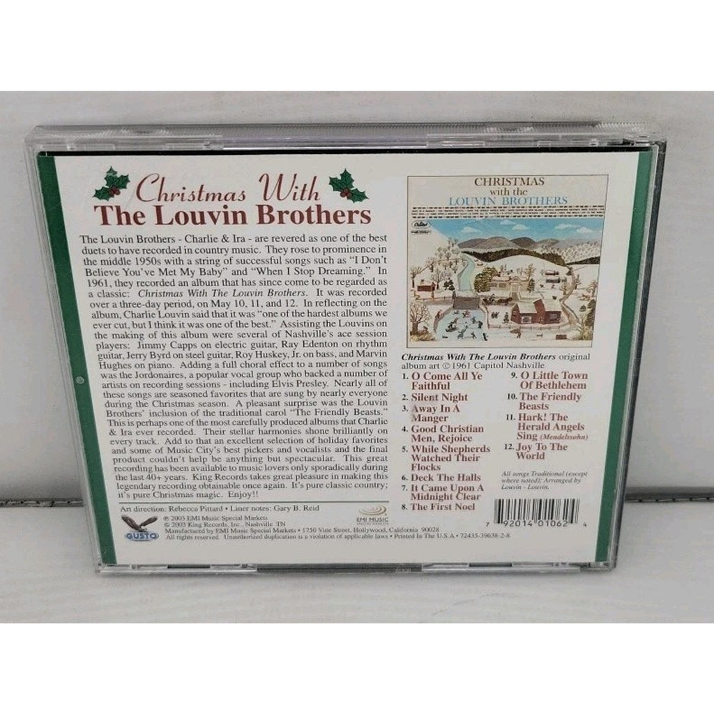 Christmas With The Louvin Brothers CD