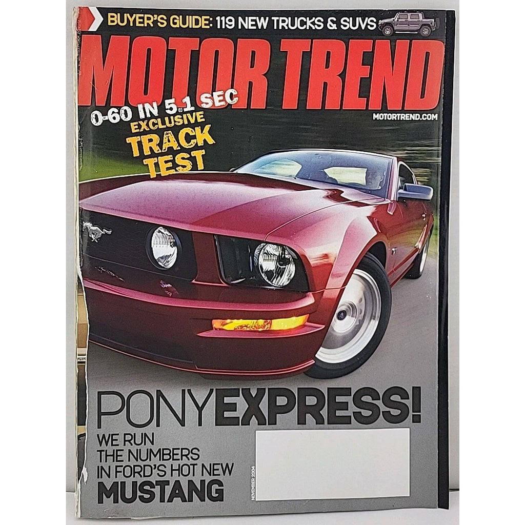 Motor Trend Magazine November 2004