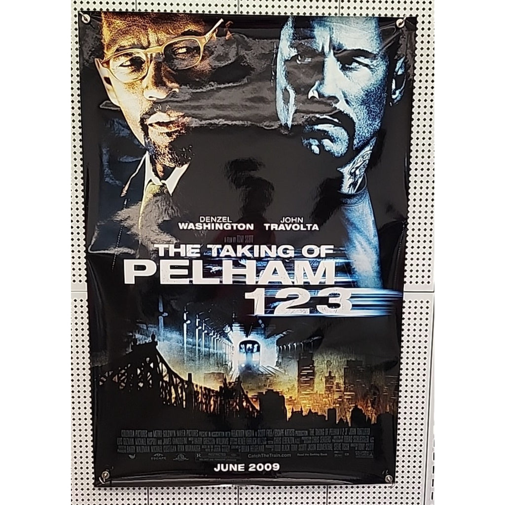 The Taking of Pelham 123 2009 Double Sided Original Movie Poster 27" x 40" ADV