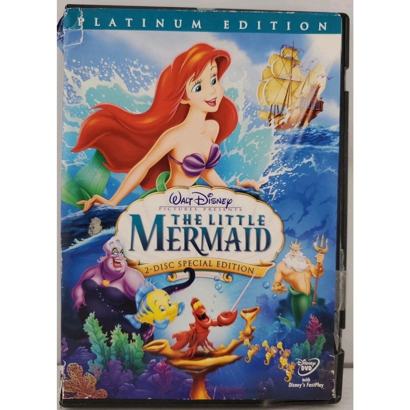 Little Mermaid (DVD, 1989)