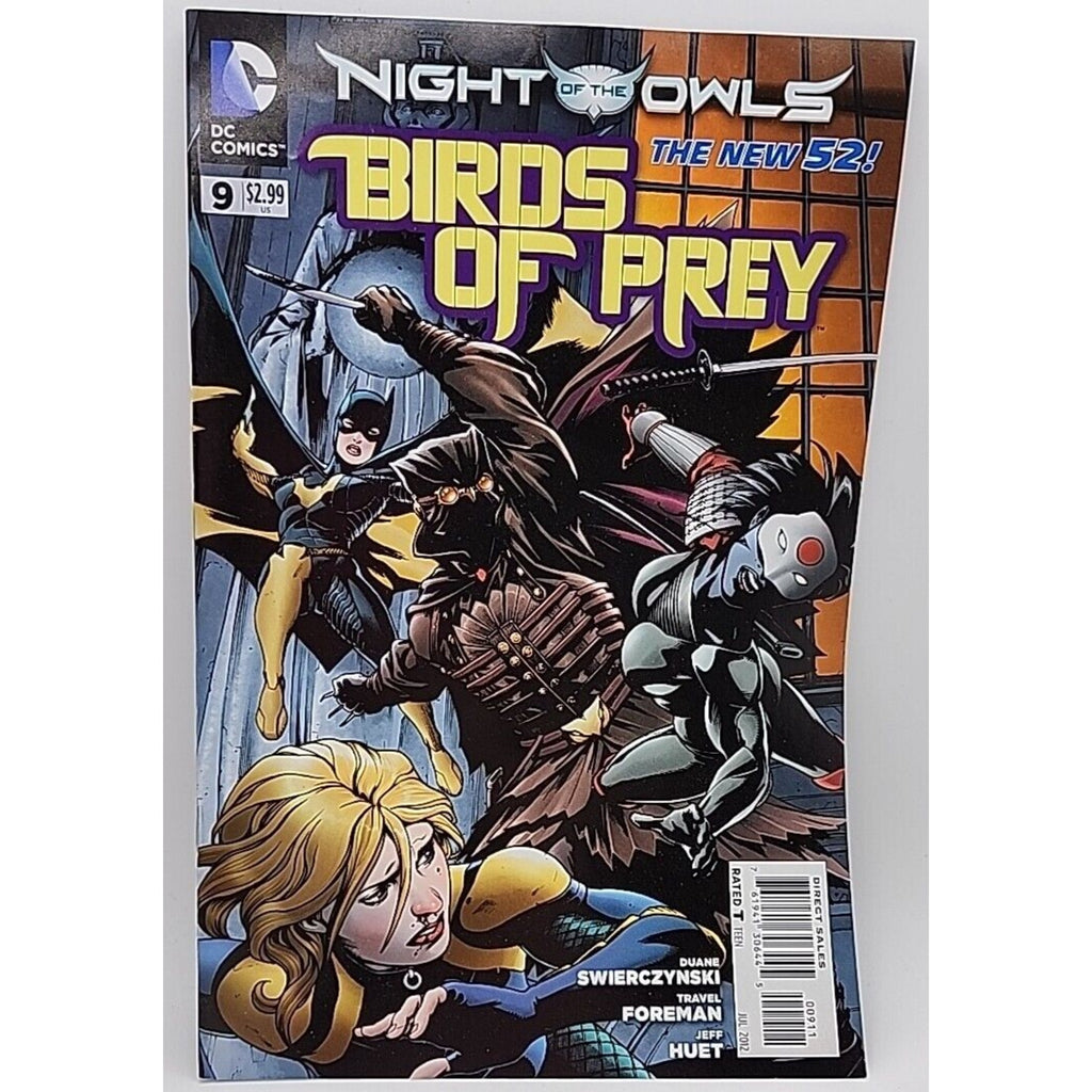 Birds Of Prey Vol 3 #9 (Night Of The Owls Tie-In) 2012 DC Comics