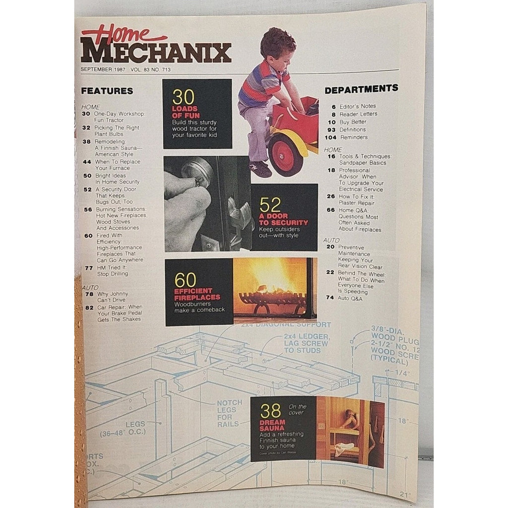 Home Mechanix Magazine - September 1987 - Vol. 83 No. 713