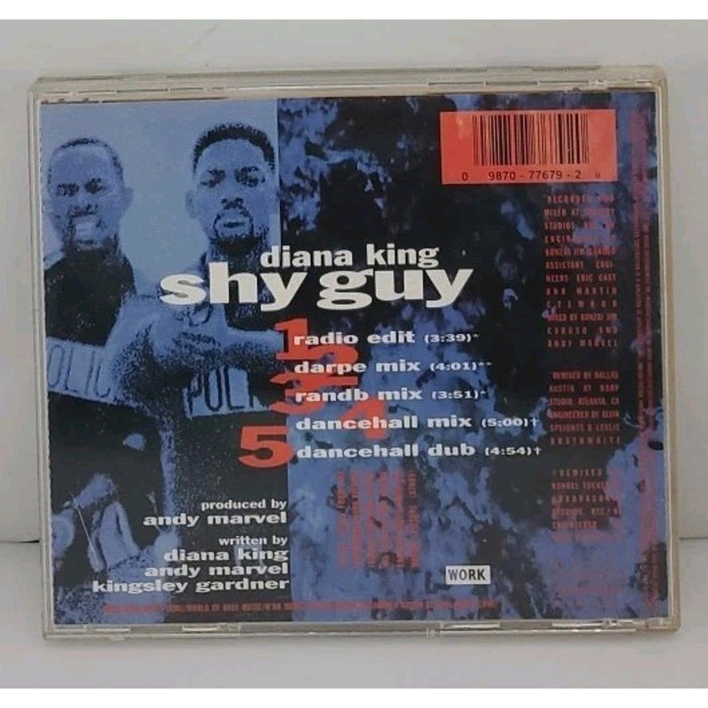 Shy Guy [Maxi Single] by Diana King (CD, Mar-1995, Work Group)