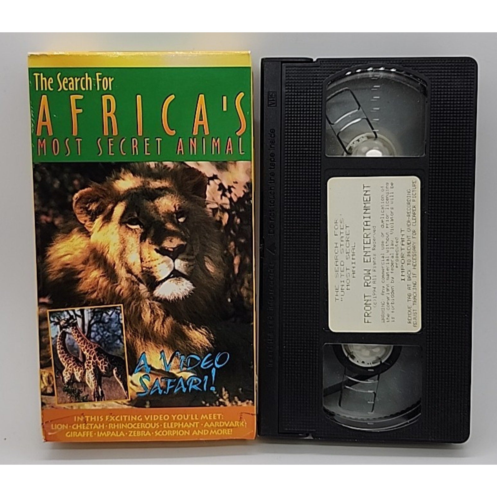 Search for Africas Most Secret Animal (VHS, 2000)
