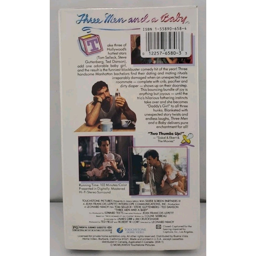 Three Men & a Baby (VHS) *Brand New*