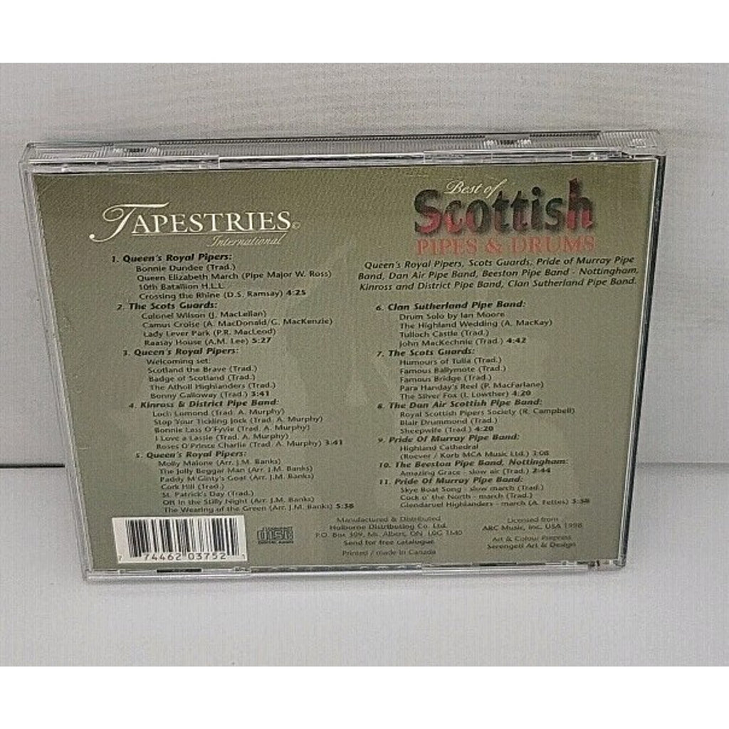 Best of Scottish Pipes & Drums Music CD