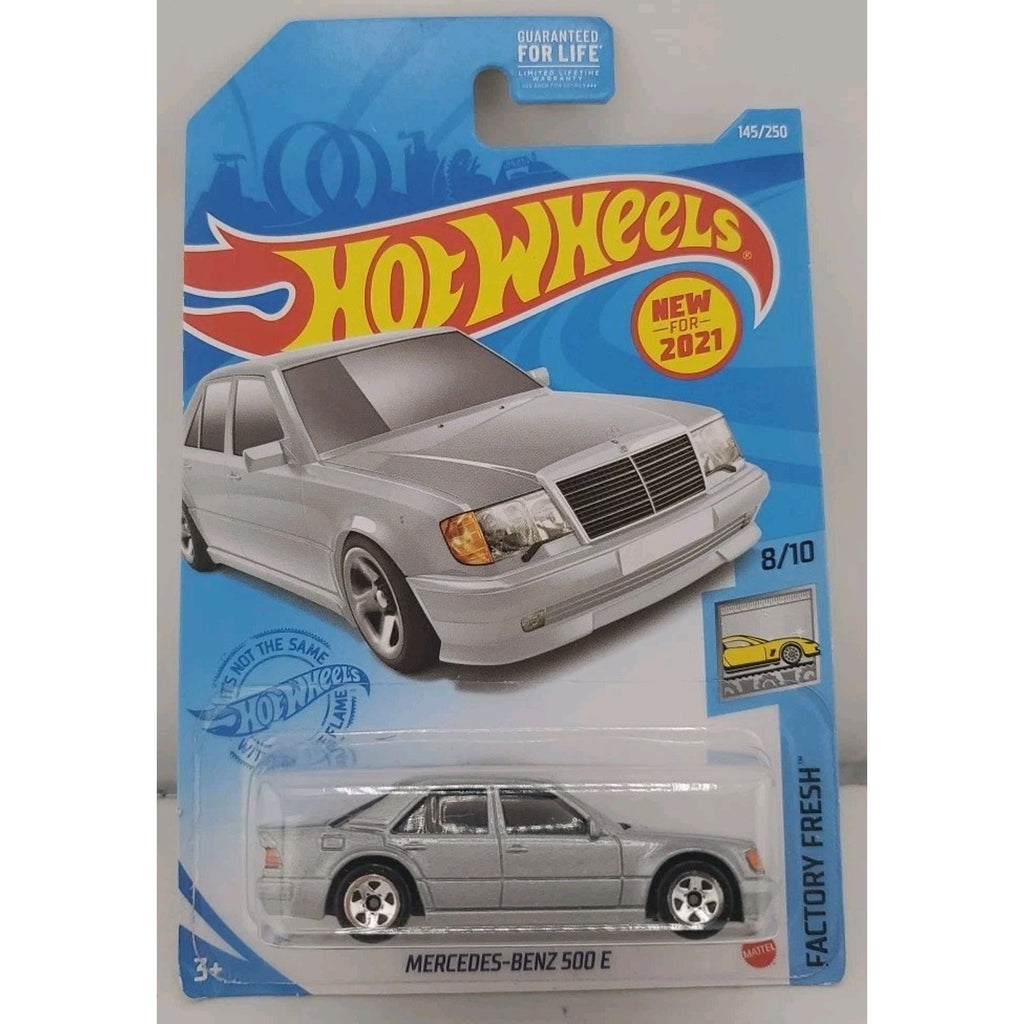 Hot Wheels Factory Fresh 8/10 Mercedes-Benz 500 E 145/250 Silver