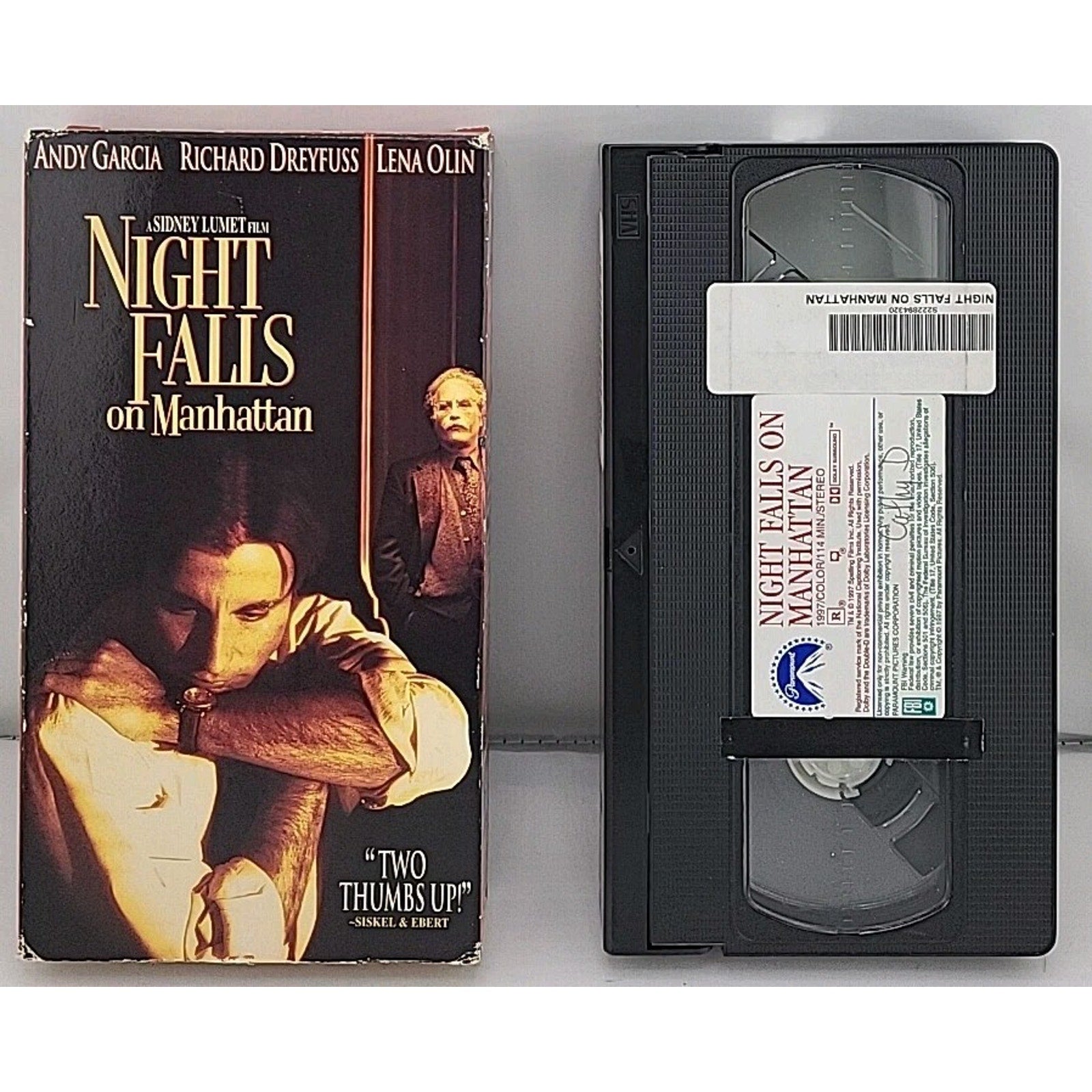 Night Falls on Manhattan (VHS, 1997)