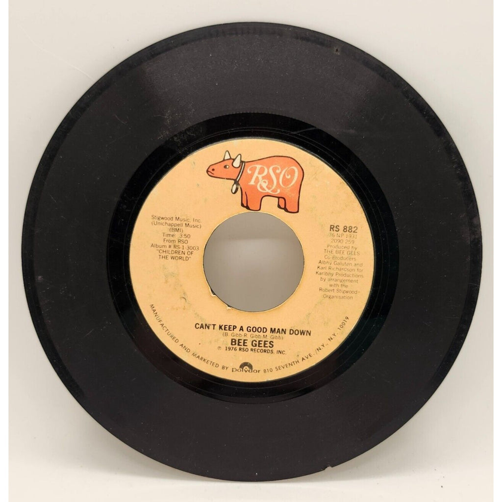 Can't Keep a Good Man Down / How Deep Is Your Love By Bee Gees (Record)