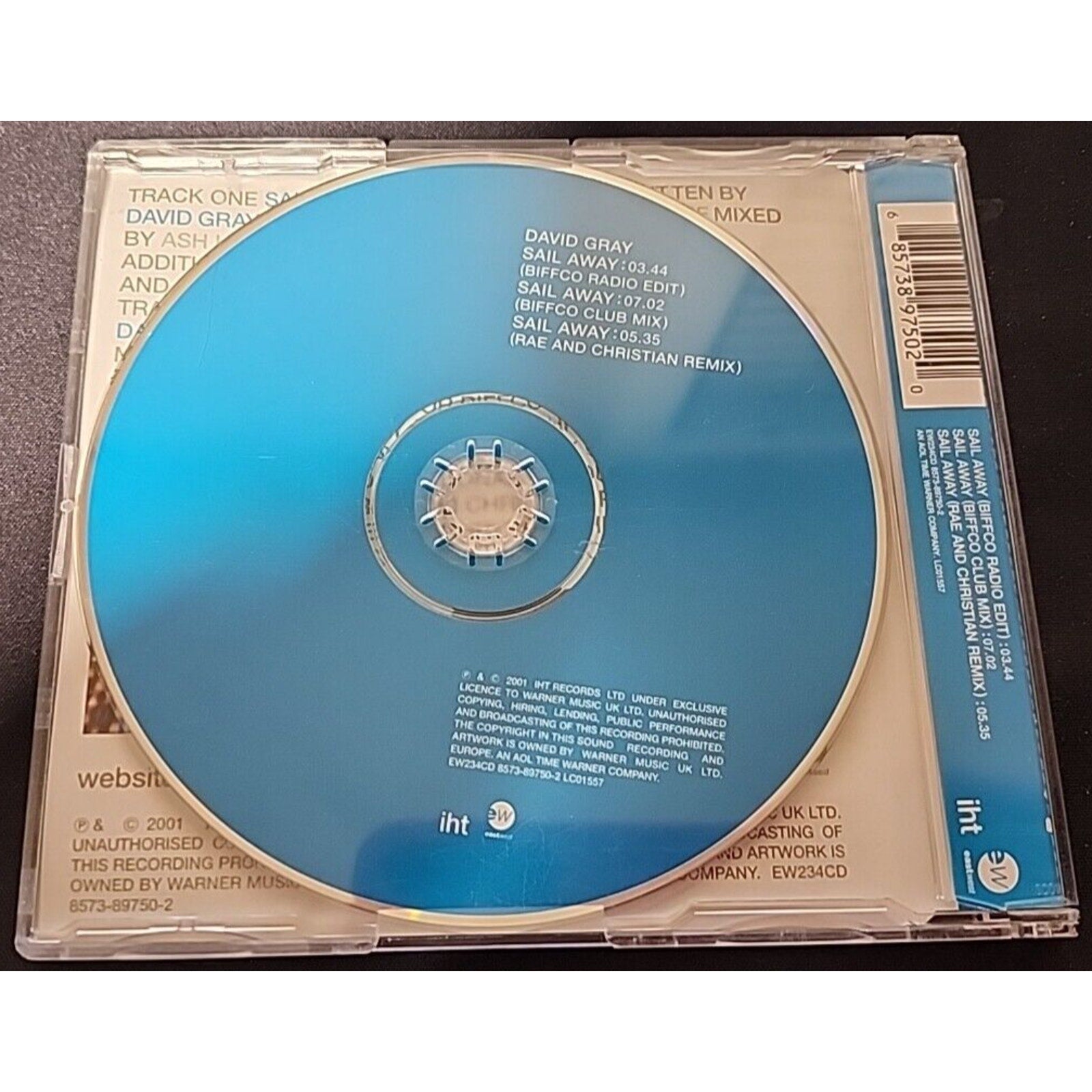 David Gray - Sail Away - CD - Single Import