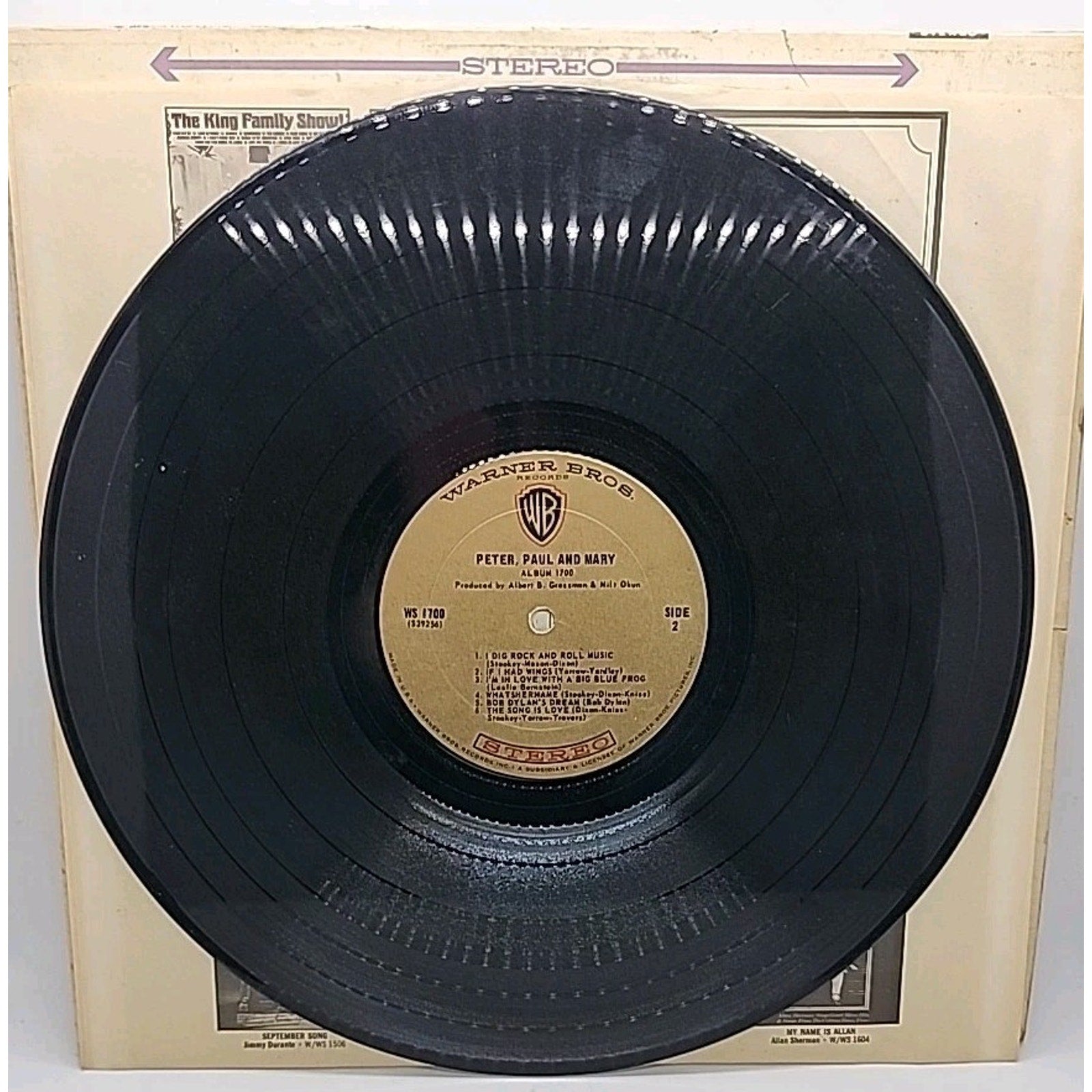 Peter, Paul And Mary: Album 1700 12'" 33 RPM LP (Record)