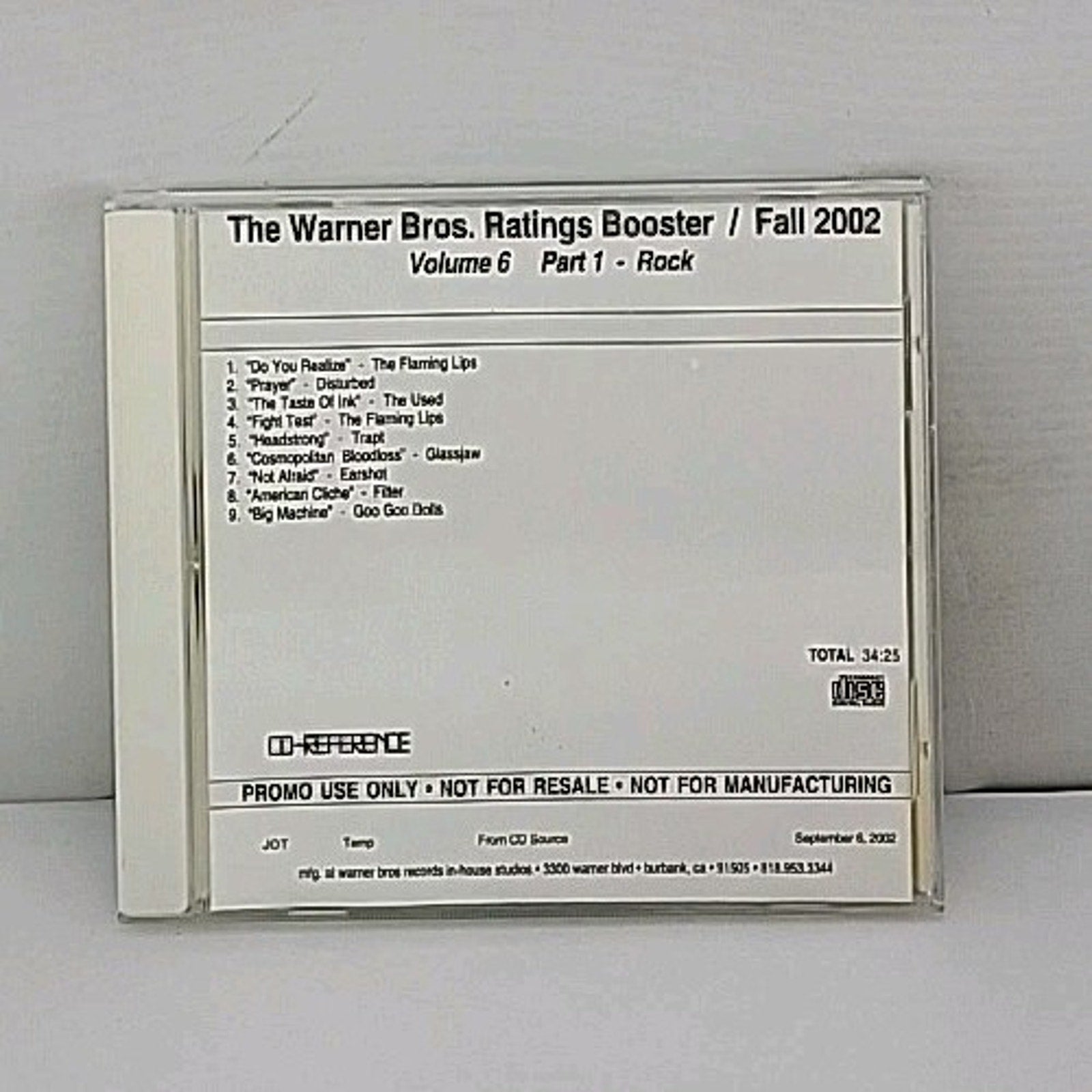 The Warner Bros Ratings Booster Volume 6 Part 1 Fall 2002 CD