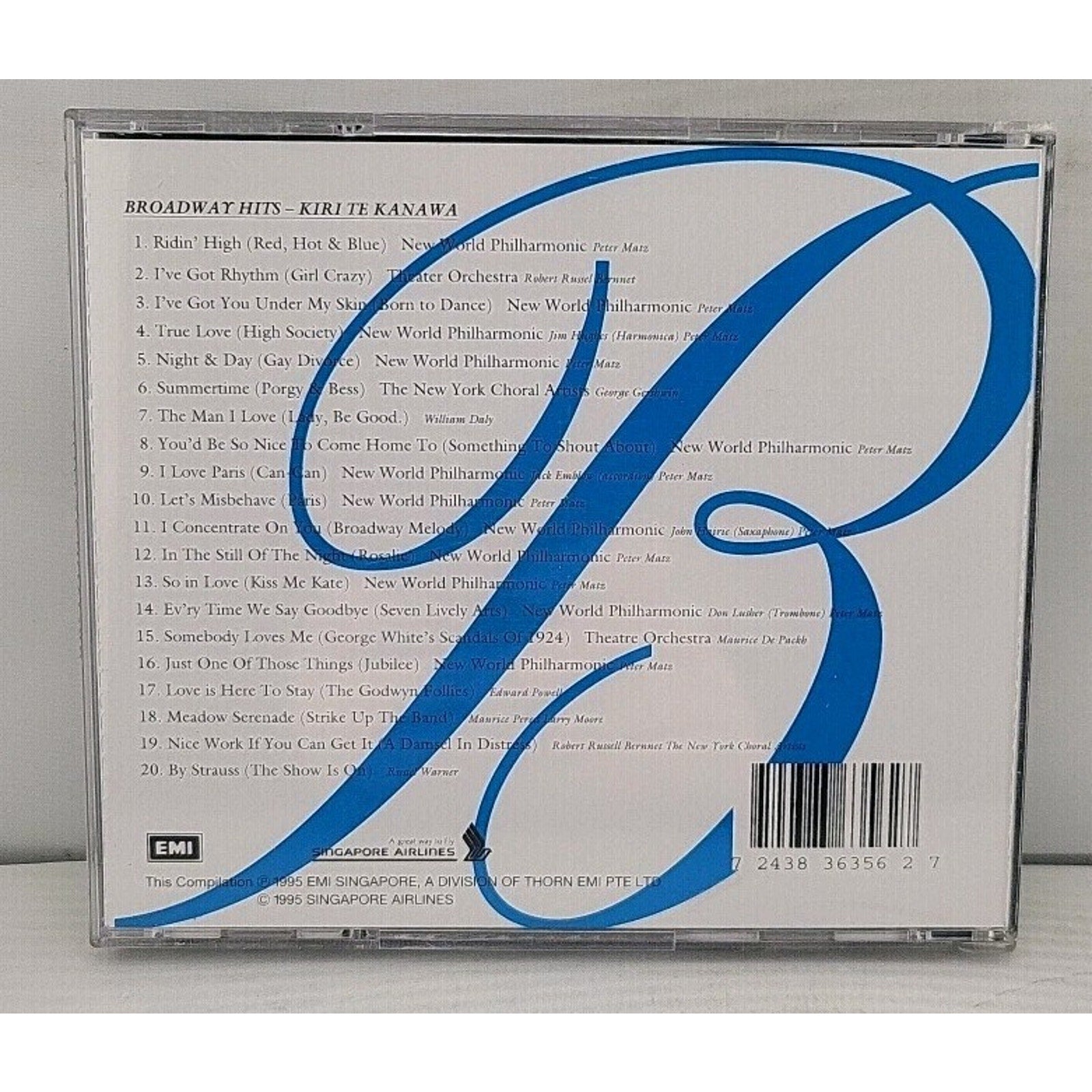 Singapore Airlines: Broadway Hits (CD, 1995, EMI)
