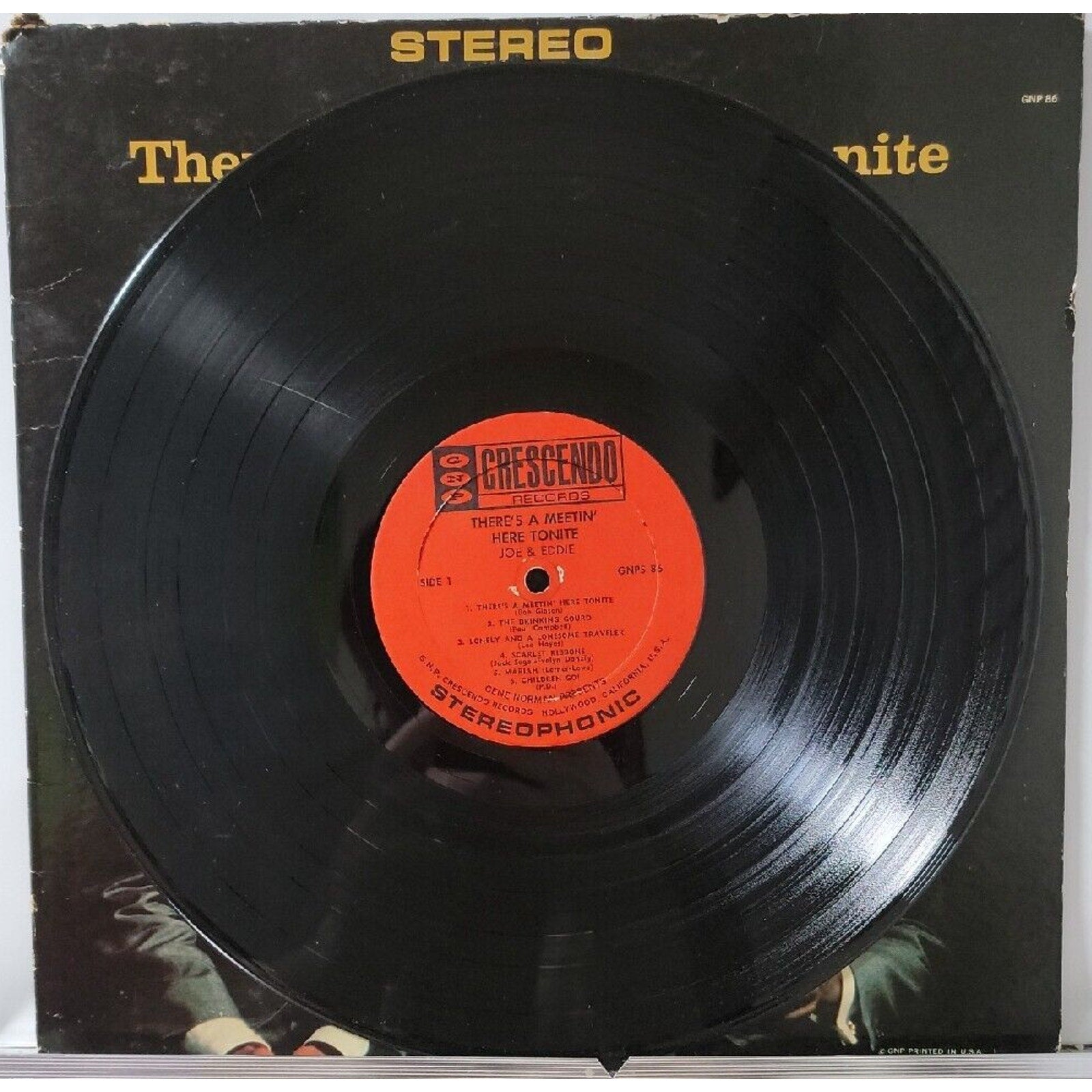 Joe & Eddie In Concert - There's a Meetin' Here Tonite - Cresendo Records GNP 86