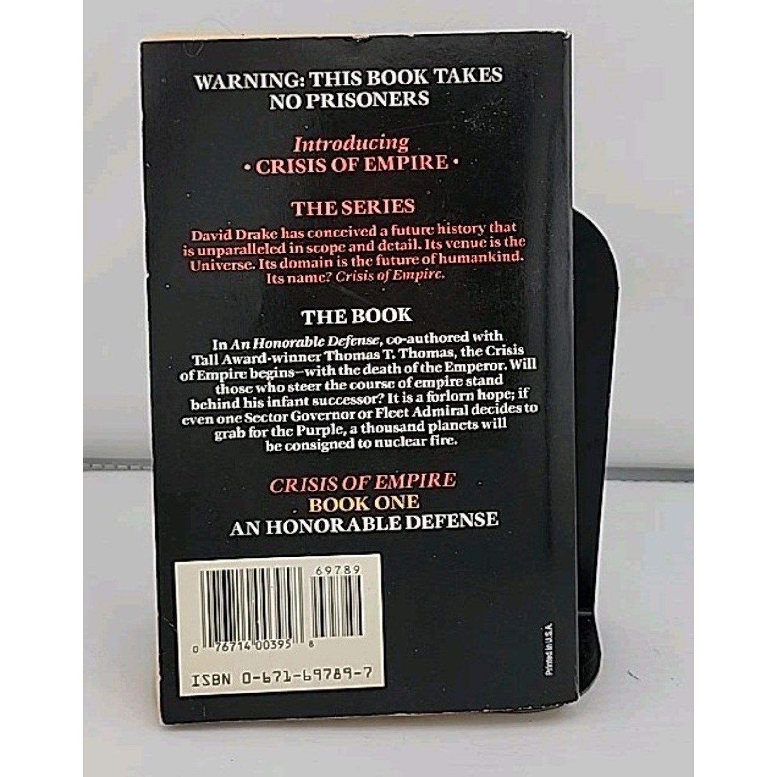 Honorable Defense by David Drake and Thomas T. Thomas (1988, Mass Market)