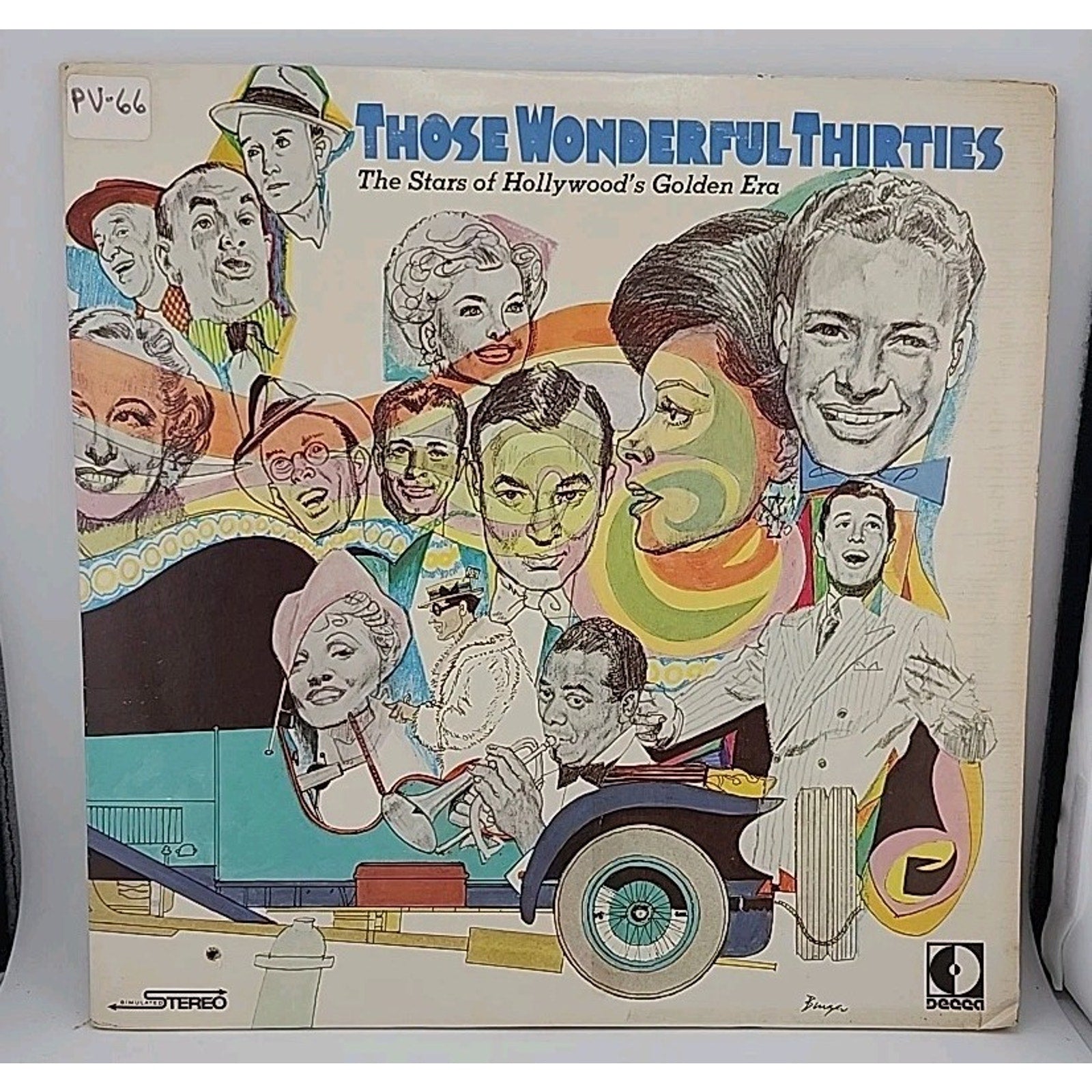 Those Wonderful Thirties The Stars of Hollywood's Golden Era (2 Record Albums)