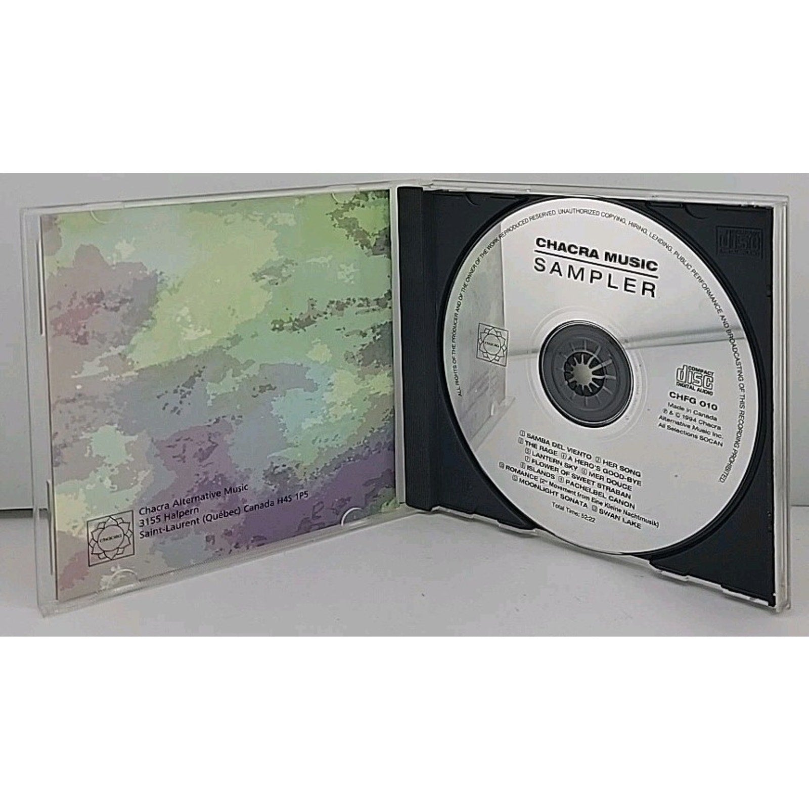 The Chacra Music Sampler CD