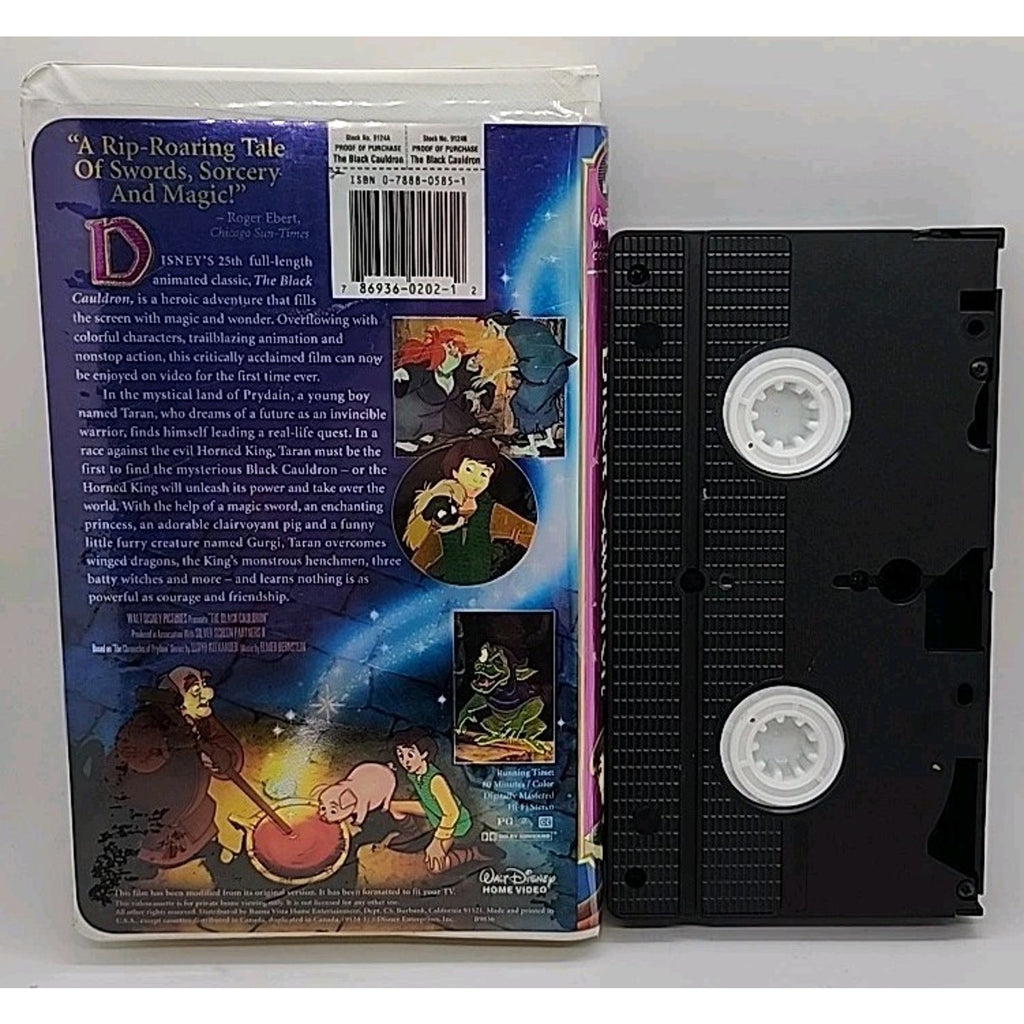 The Black Cauldron (VHS, 1998)