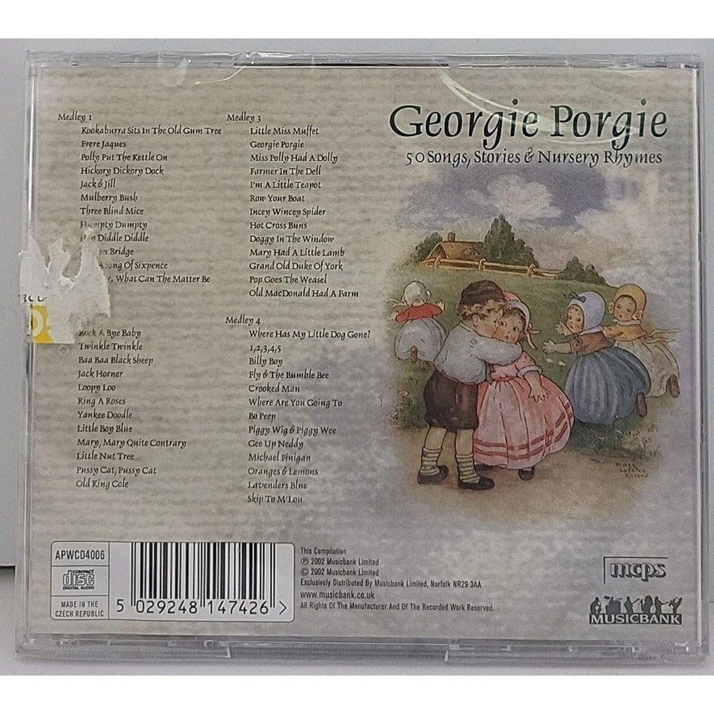 CD Georgie Porgie 50 Songs Stories Nursery Rhymes *Brand New*