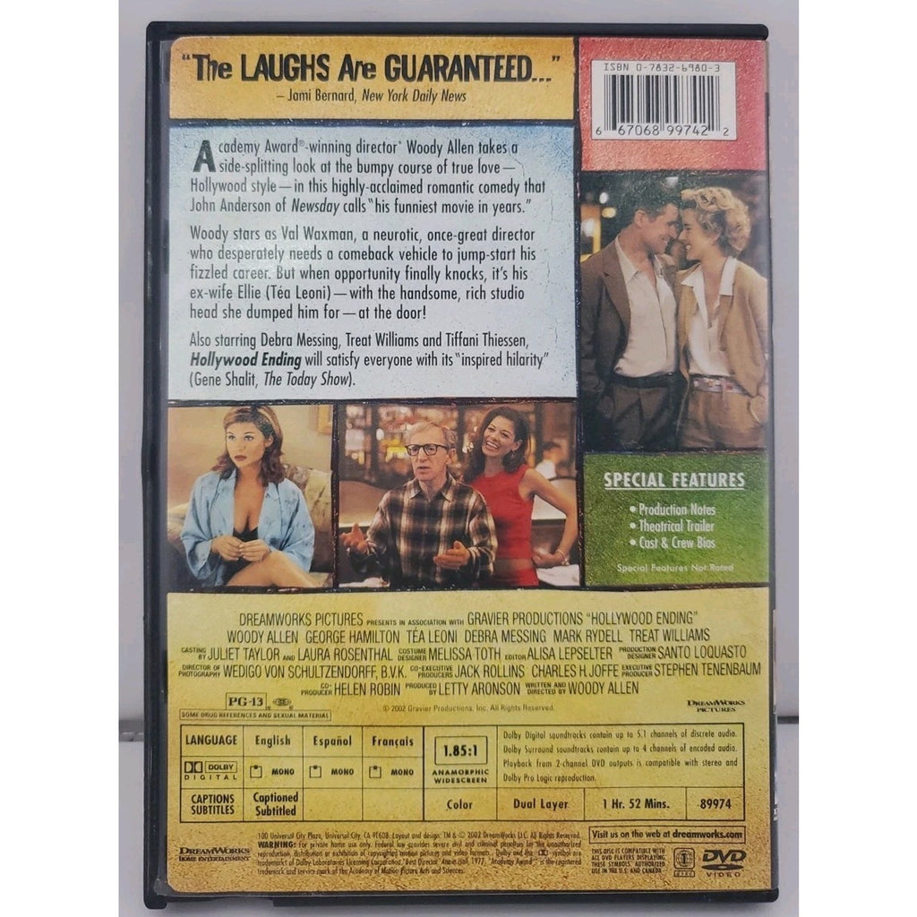 Hollywood Ending (DVD, 2002)