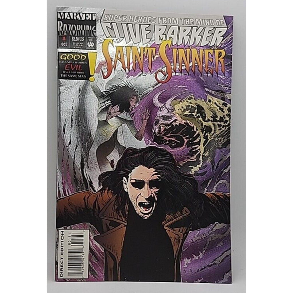 Clive Barker Saint Sinner #1 Marvel Comics Razorline 1993 Horror Comic Book