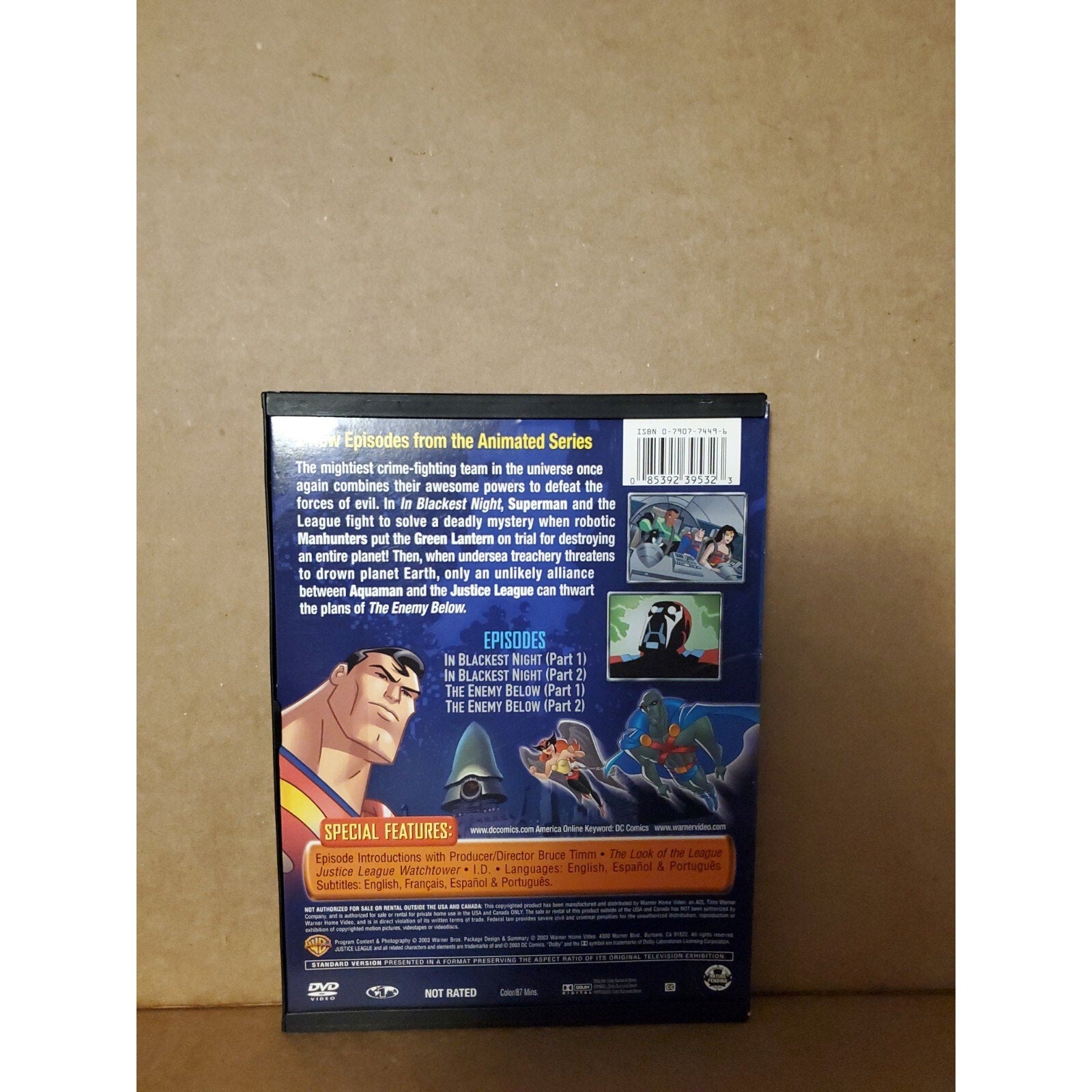 Justice League: Justice on Trial (DVD, 2001)