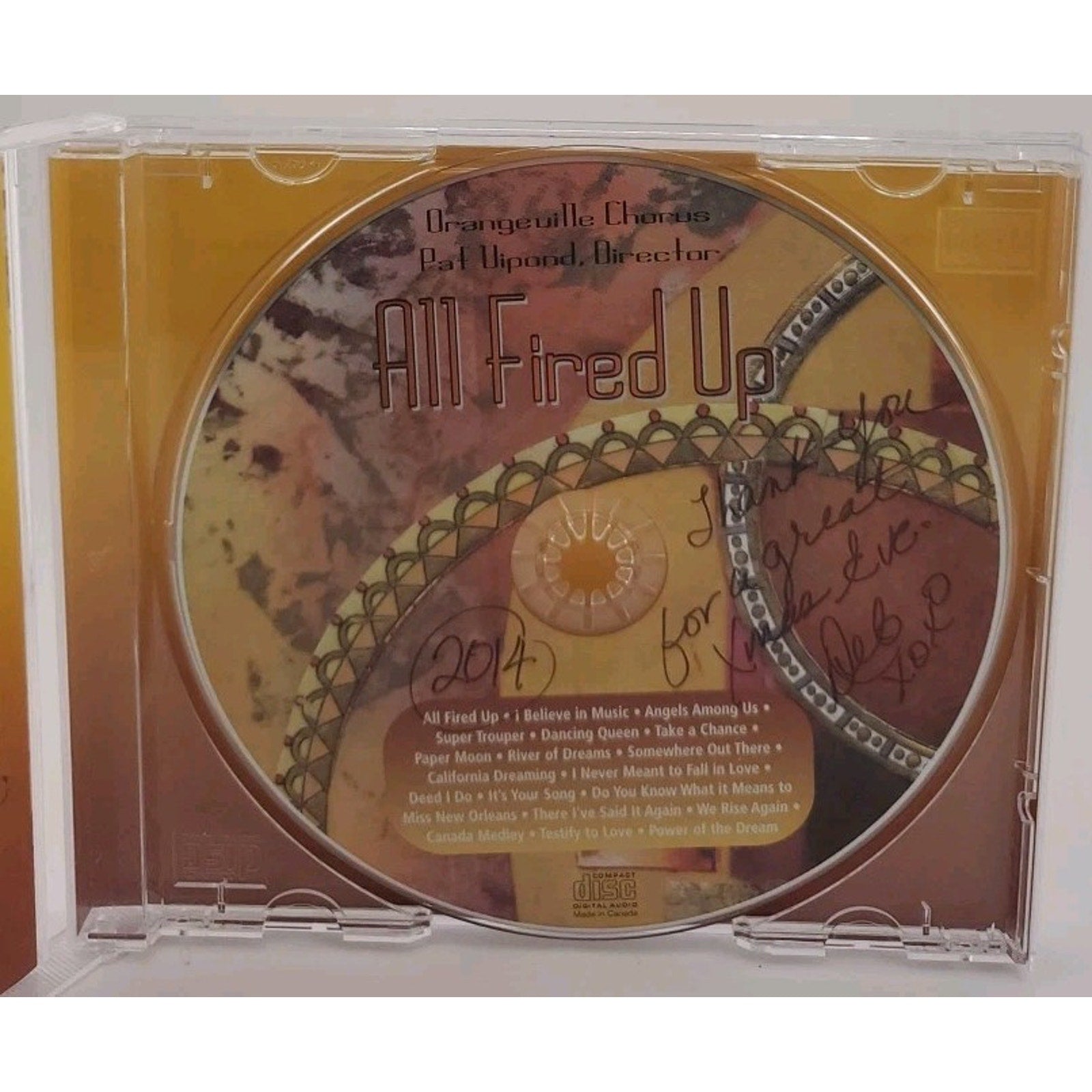 Orangeville Chorus All Fired Up (CD)