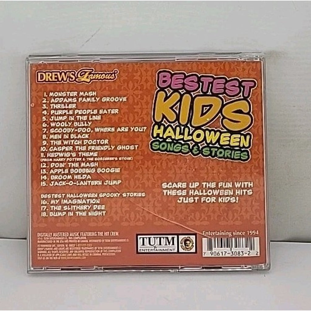 Bestest Kids Halloween Songs & Stories by The Hit Crew (CD, Turn Up the Music)