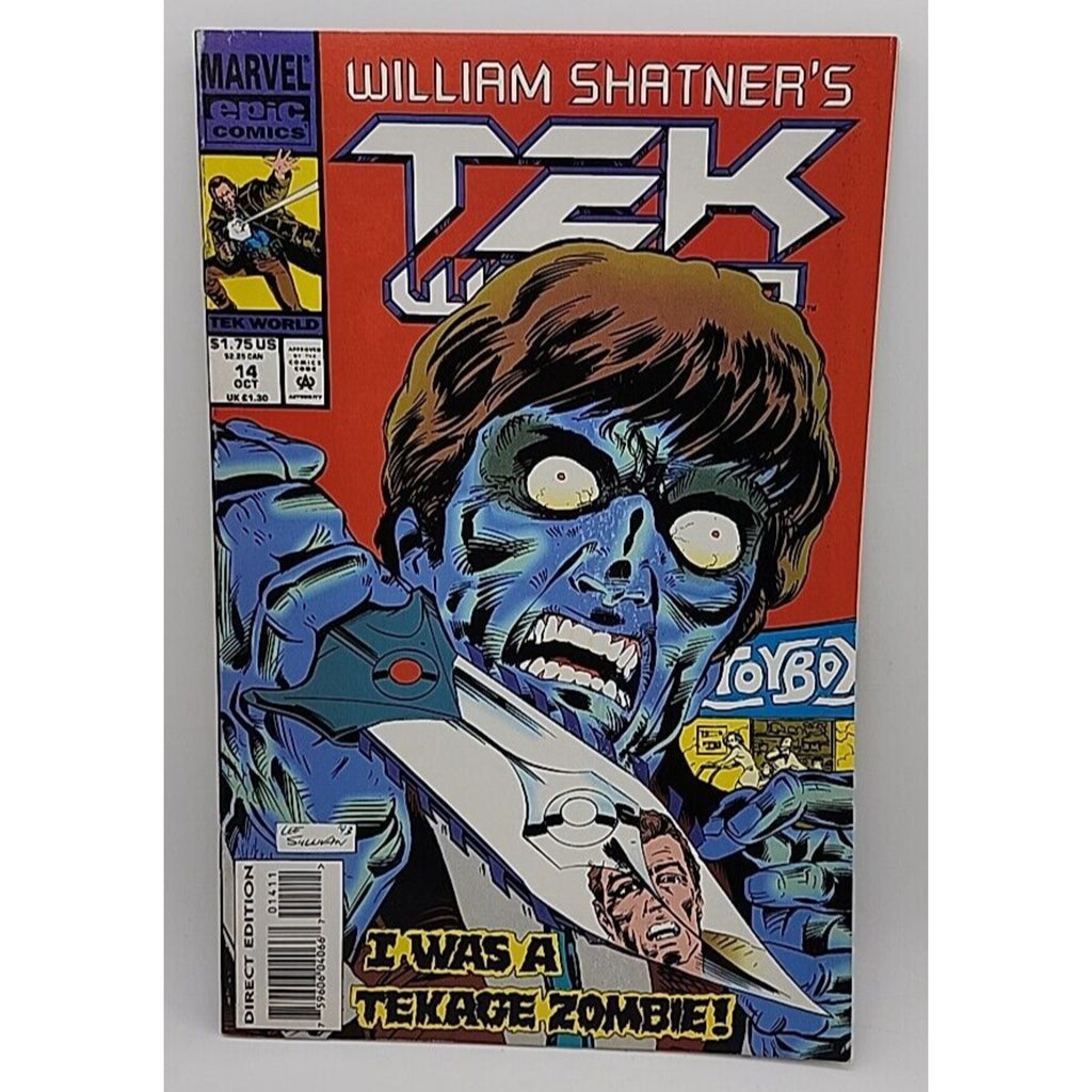 Vintage Marvel Epic Comics William Shatner's Tek World Issue #14 Comic Book