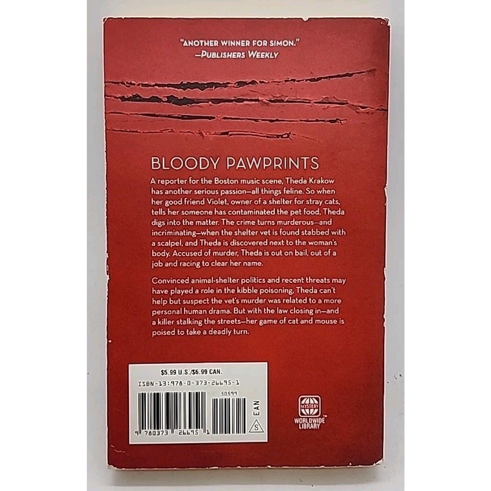 Probable Claws Clea Simon (Paperback)